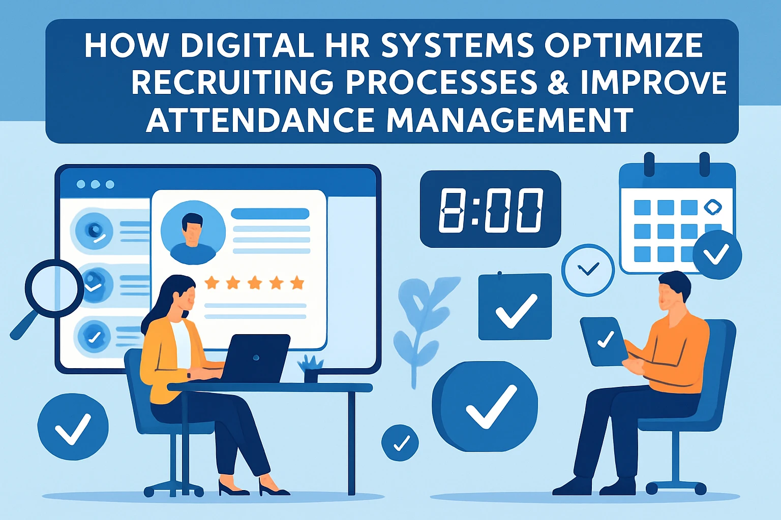 数字化人事系统如何优化招聘流程并提升考勤管理效率