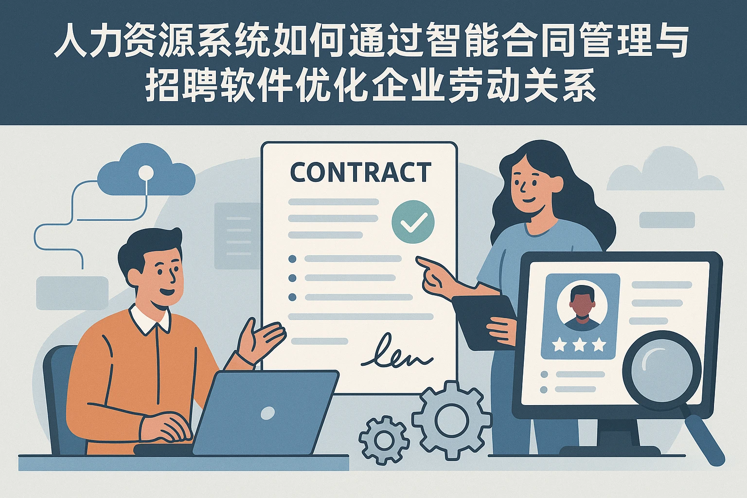 人力资源系统如何通过智能合同管理与招聘软件优化企业劳动关系
