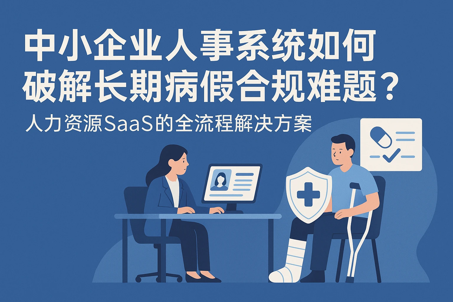 中小企业人事系统如何破解长期病假合规难题？人力资源SaaS的全流程解决方案