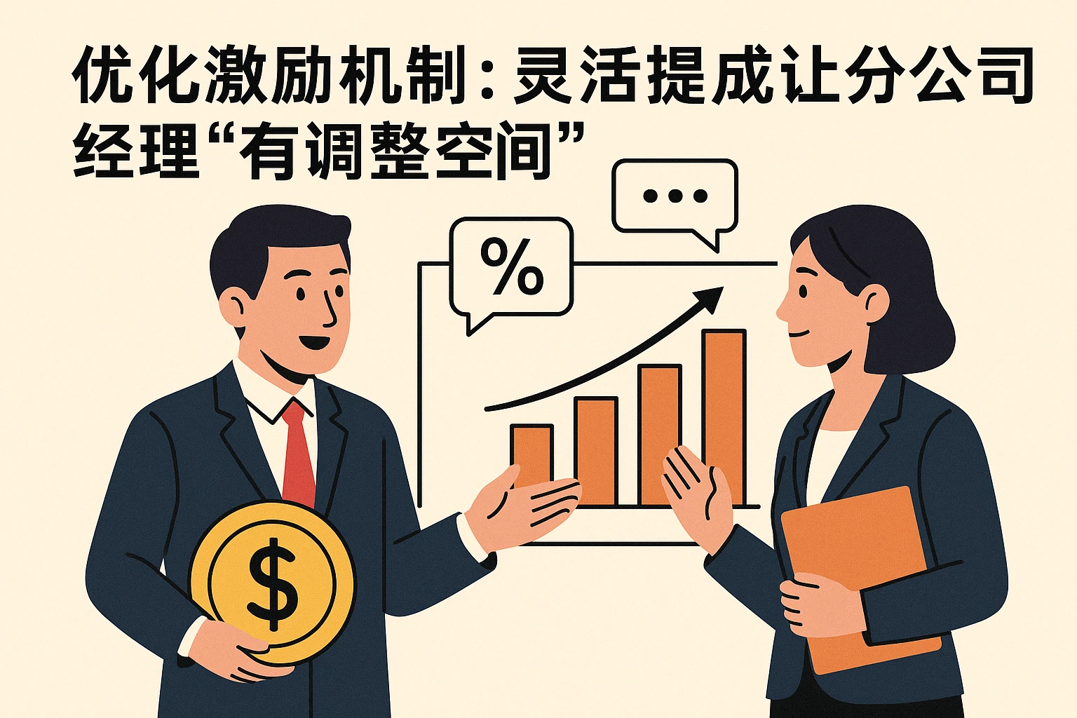 2. 优化激励机制：灵活提成让分公司经理“有调整空间”