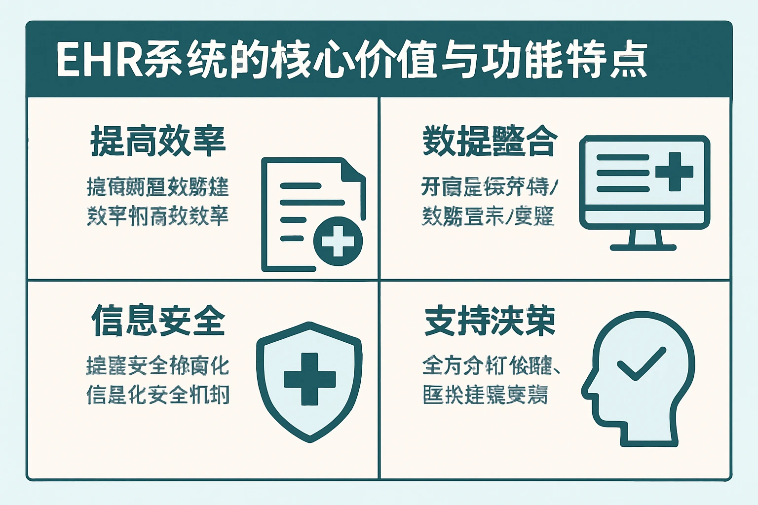 EHR系统的核心价值与功能特点