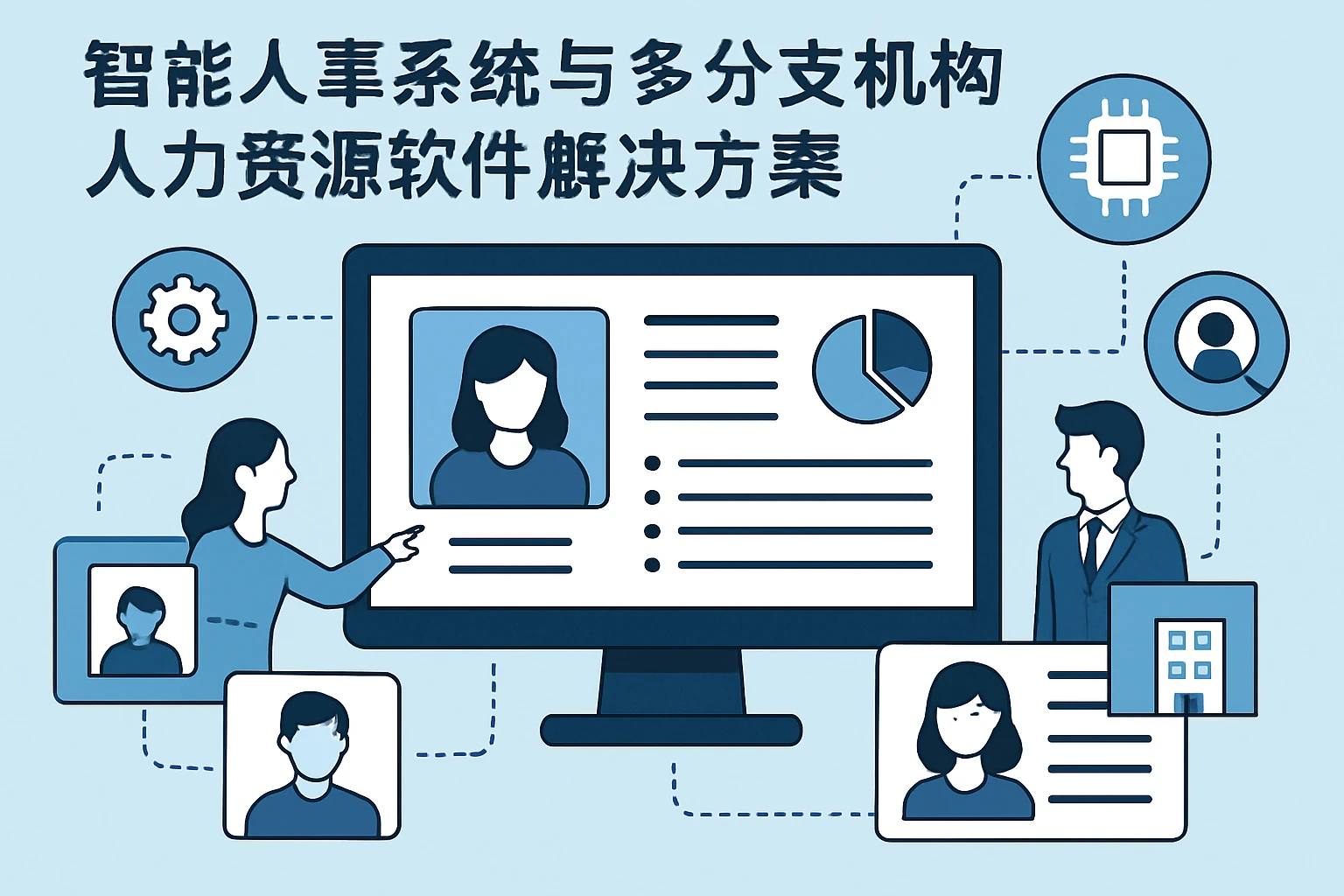 智能人事系统与多分支机构人力资源软件解决方案