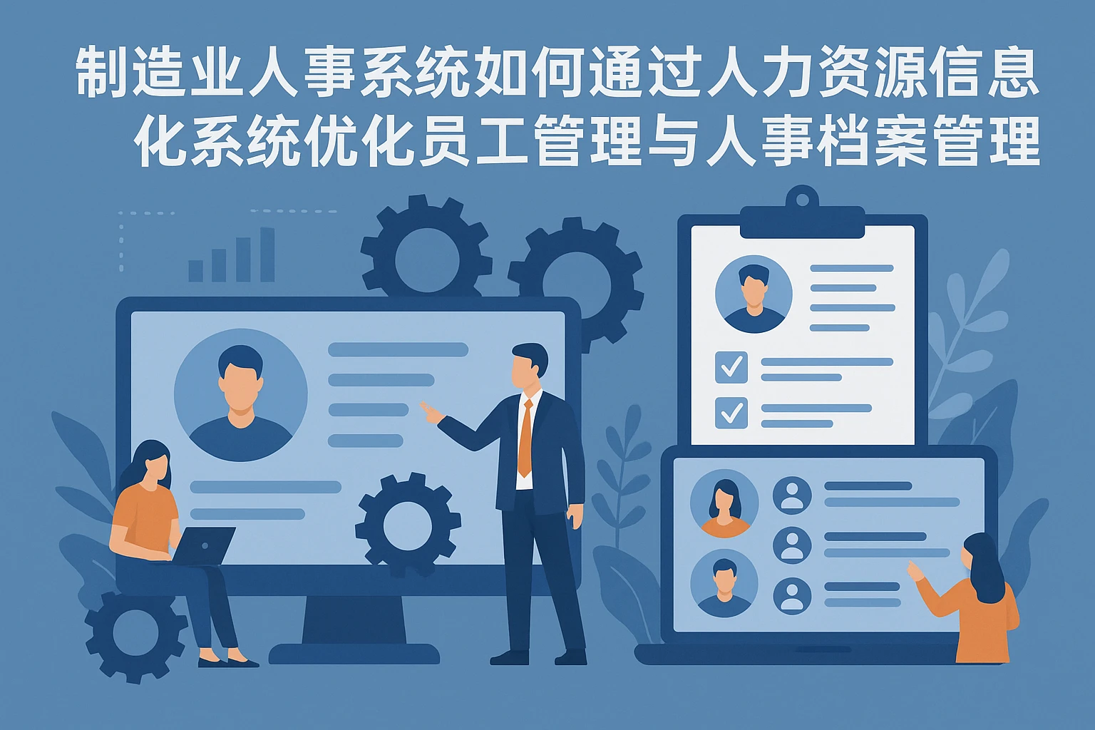 制造业人事系统如何通过人力资源信息化系统优化员工管理与人事档案管理