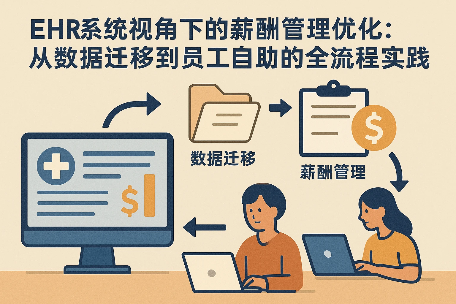 EHR系统视角下的薪酬管理优化：从数据迁移到员工自助的全流程实践