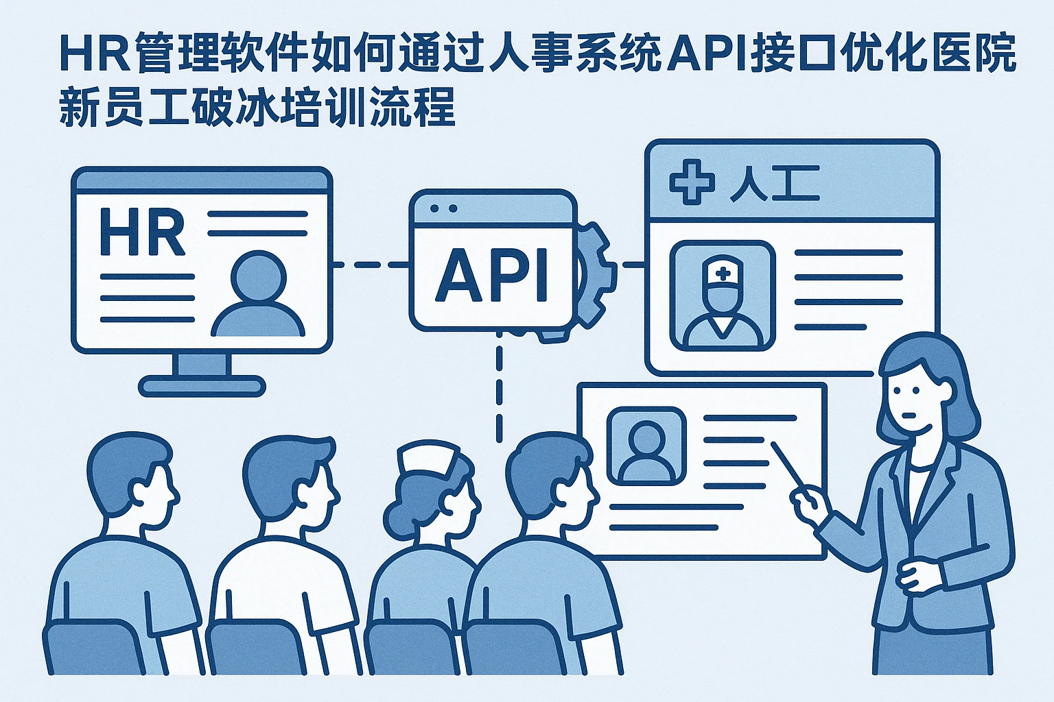 HR管理软件如何通过人事系统API接口优化医院新员工破冰培训流程