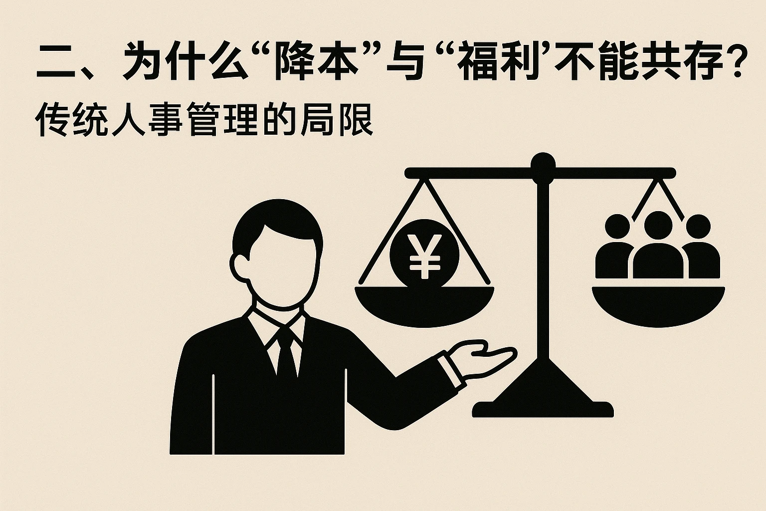 二、为什么“降本”与“福利”不能共存?传统人事管理的局限