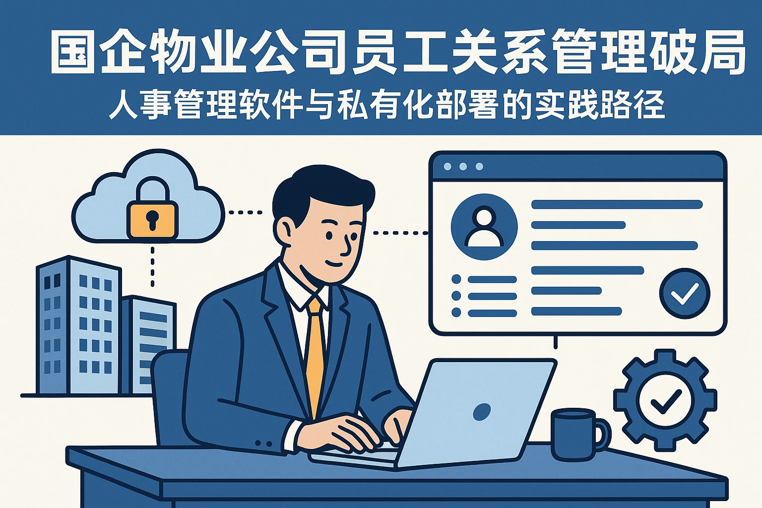 国企物业公司员工关系管理破局：人事管理软件与私有化部署的实践路径