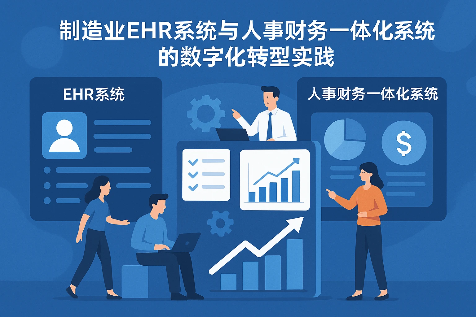 制造业EHR系统与人事财务一体化系统的数字化转型实践