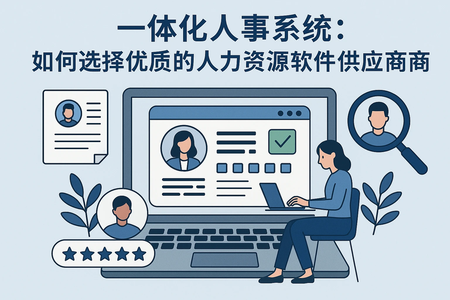 一体化人事系统：如何选择优质的人力资源软件供应商