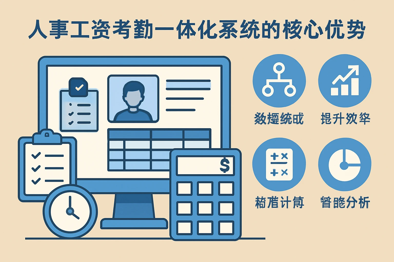 人事工资考勤一体化系统的核心优势