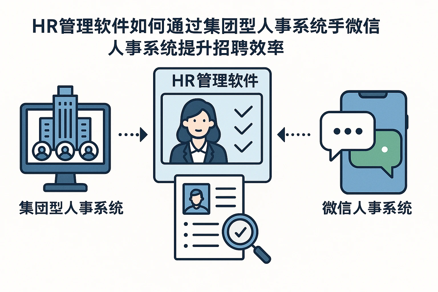 HR管理软件如何通过集团型人事系统和微信人事系统提升招聘效率