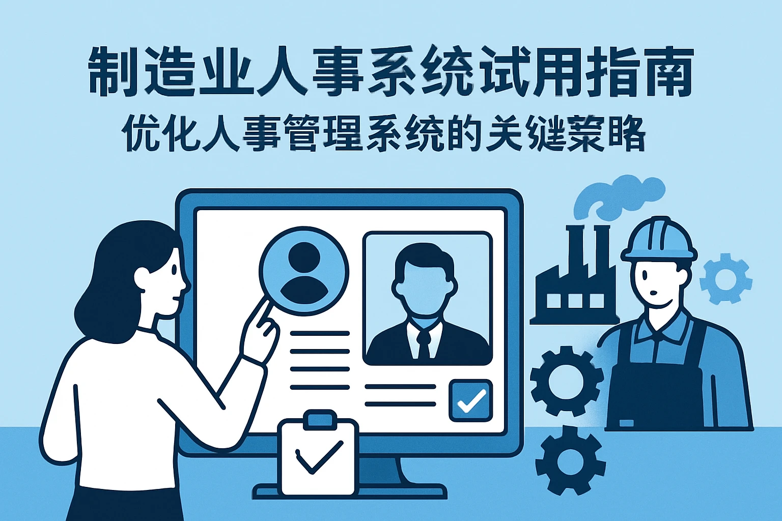 制造业人事系统试用指南：优化人事管理系统的关键策略