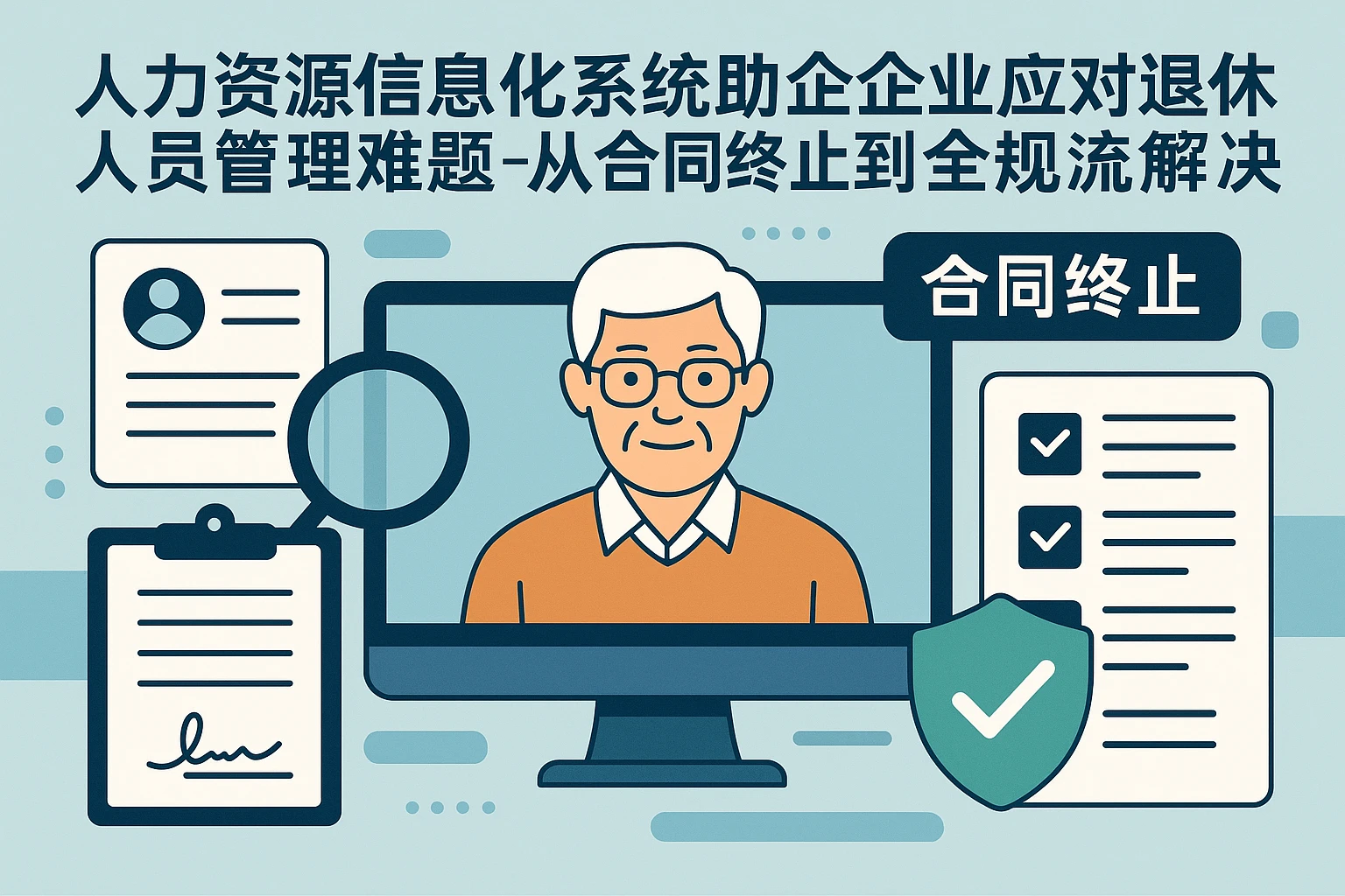 人力资源信息化系统助力企业应对退休人员管理难题——从合同终止到合规流程的全场景解决方案