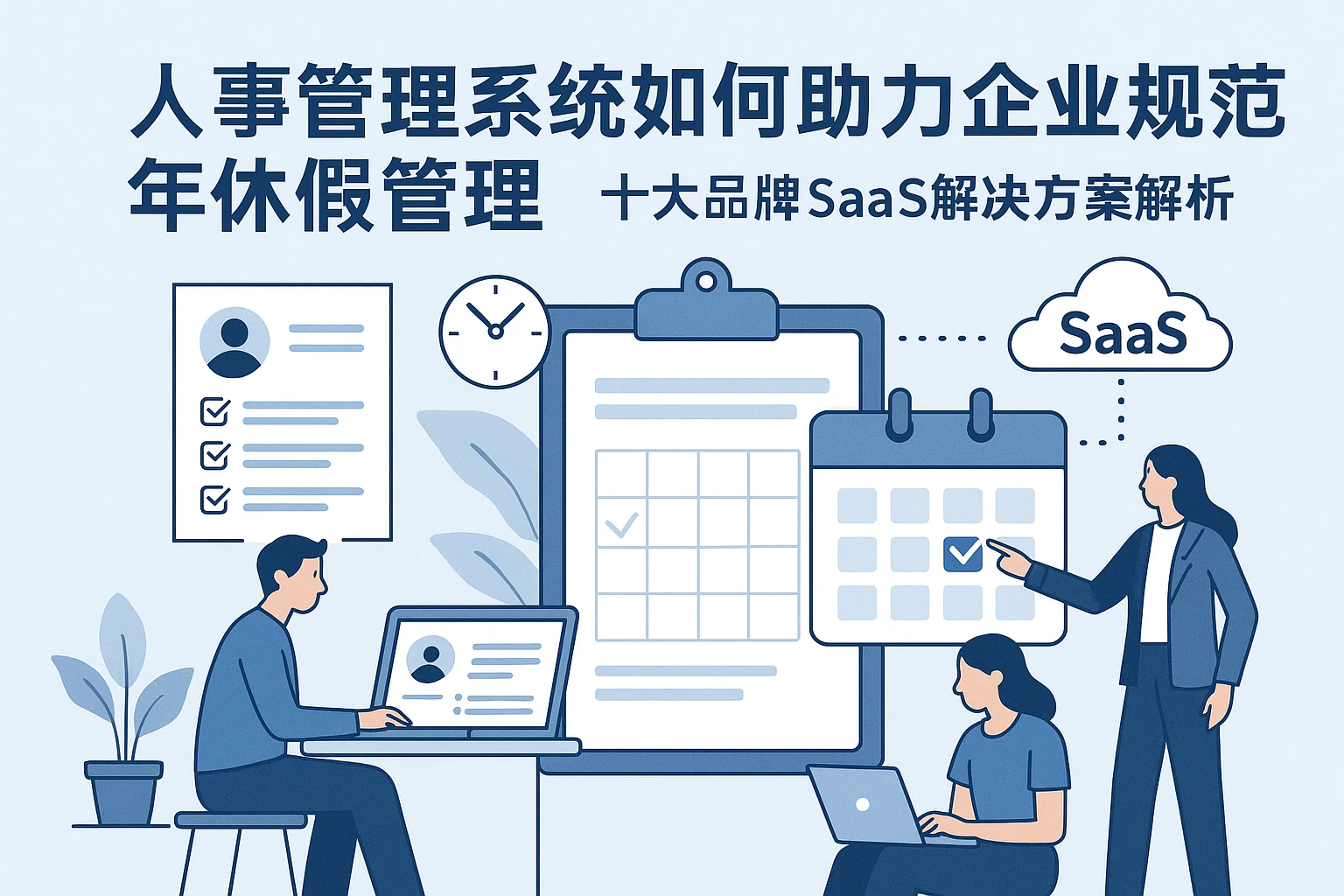人事管理系统如何助力企业规范年休假管理 - 十大品牌SaaS解决方案解析