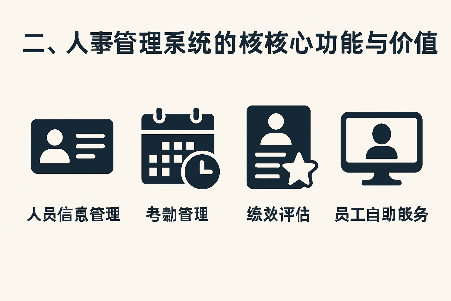 二、人事管理系统的核心功能与价值
