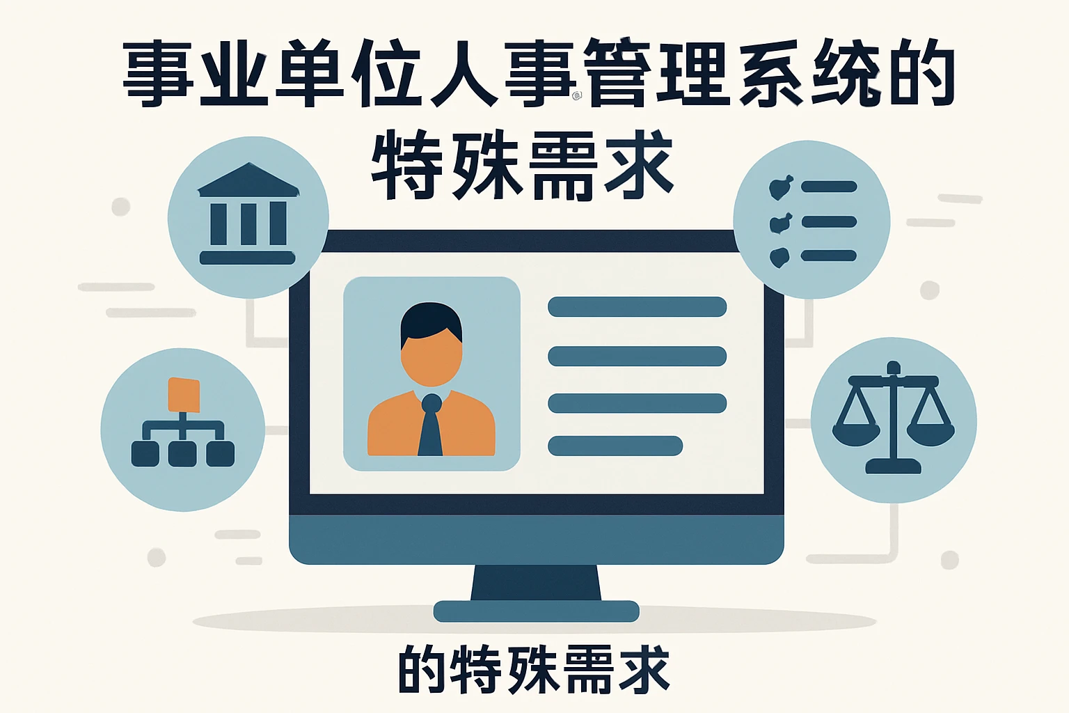 事业单位人事管理系统的特殊需求