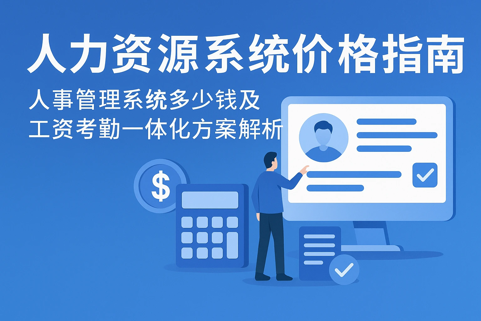 人力资源系统价格指南：人事管理系统多少钱及工资考勤一体化方案解析