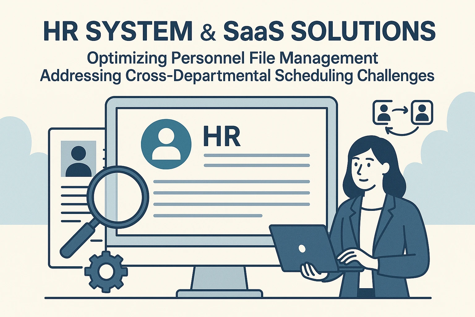 人力资源系统与SaaS解决方案：优化人事档案管理应对跨部门调度挑战