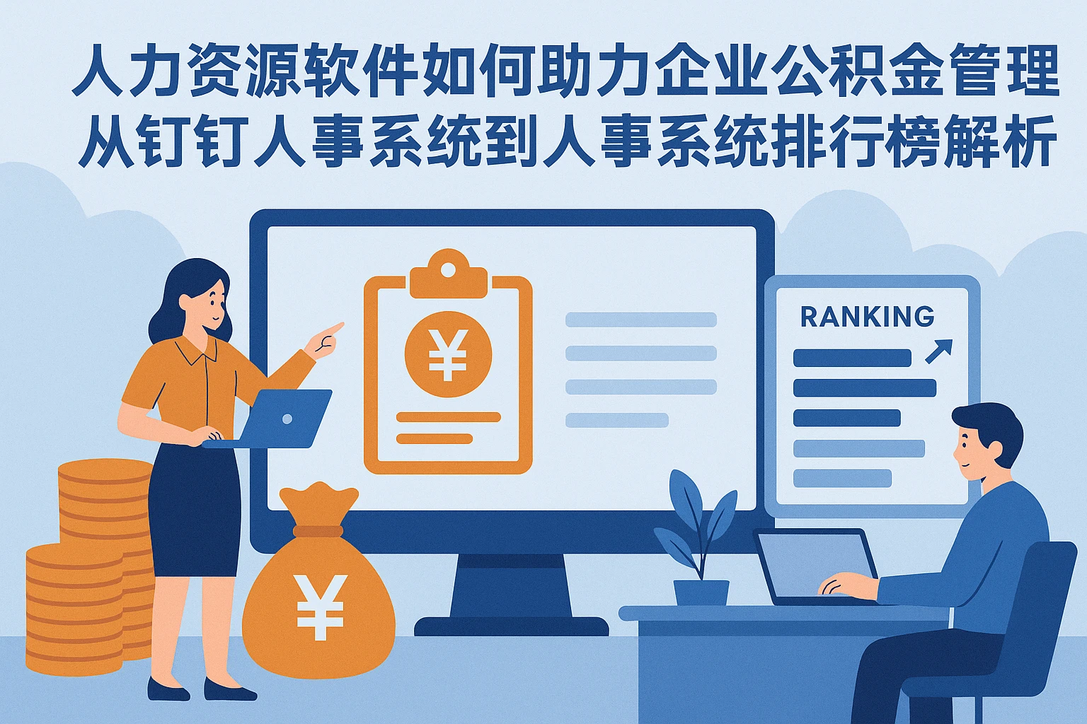 人力资源软件如何助力企业公积金管理：从钉钉人事系统到人事系统排行榜解析
