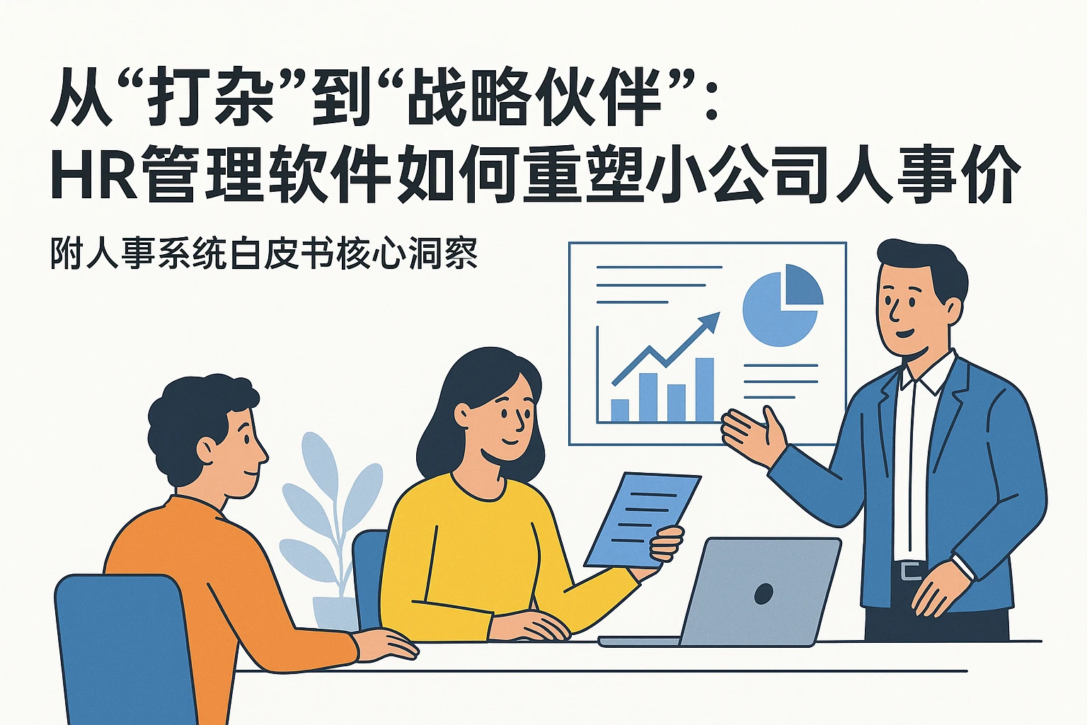 从“打杂”到“战略伙伴”：HR管理软件如何重塑小公司人事价值——附人事系统白皮书核心洞察