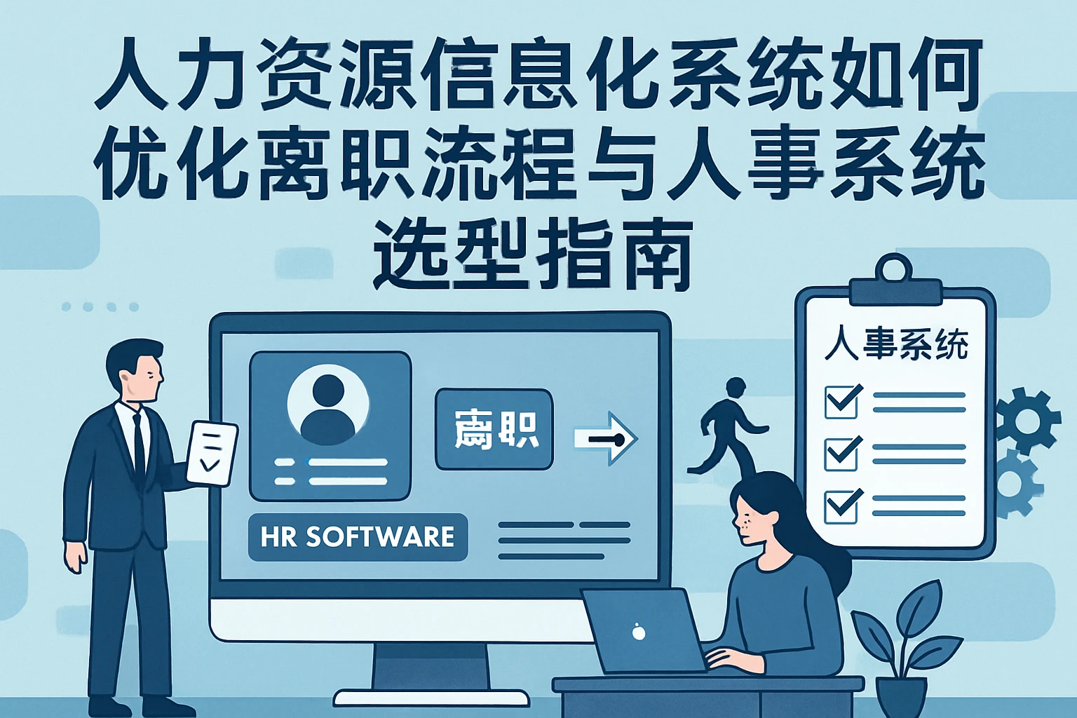 人力资源信息化系统如何优化离职流程与人事系统选型指南