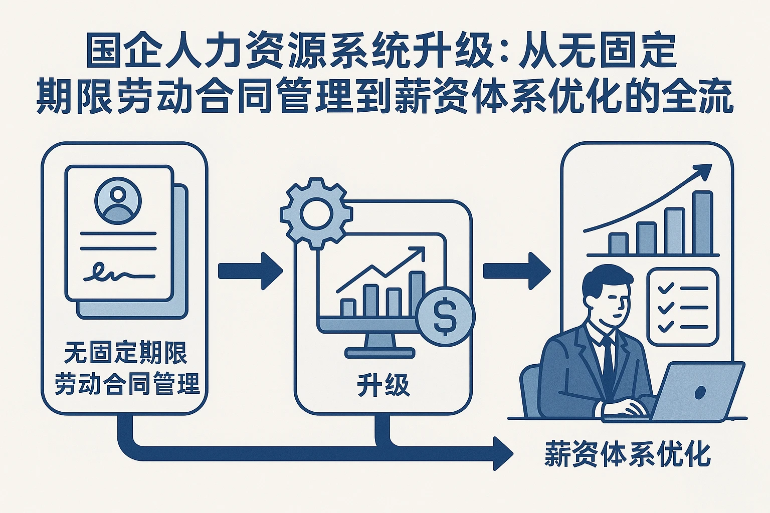 国企人力资源系统升级：从无固定期限劳动合同管理到薪资体系优化的全流程解决方案