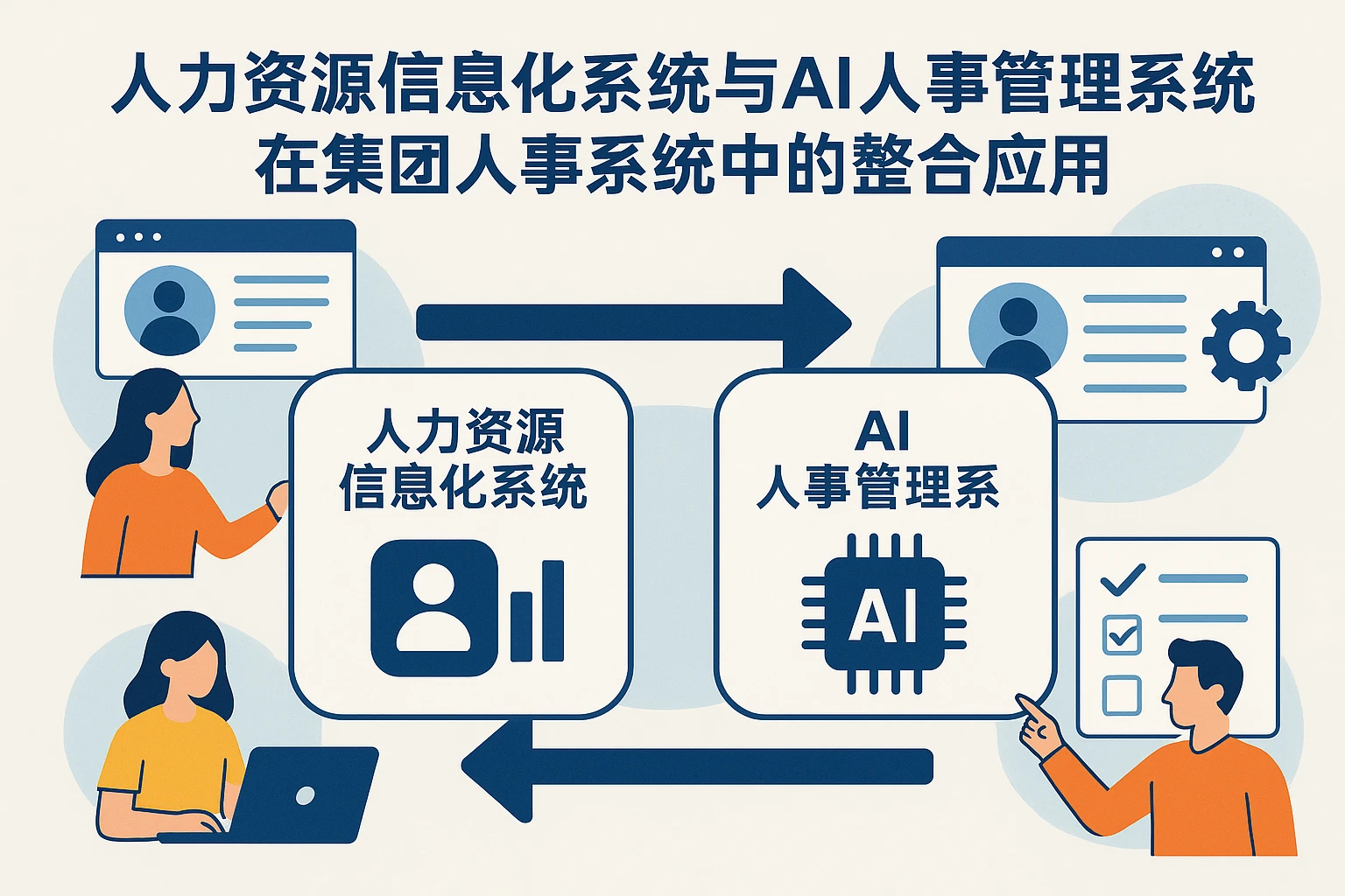 人力资源信息化系统与AI人事管理系统在集团人事系统中的整合应用