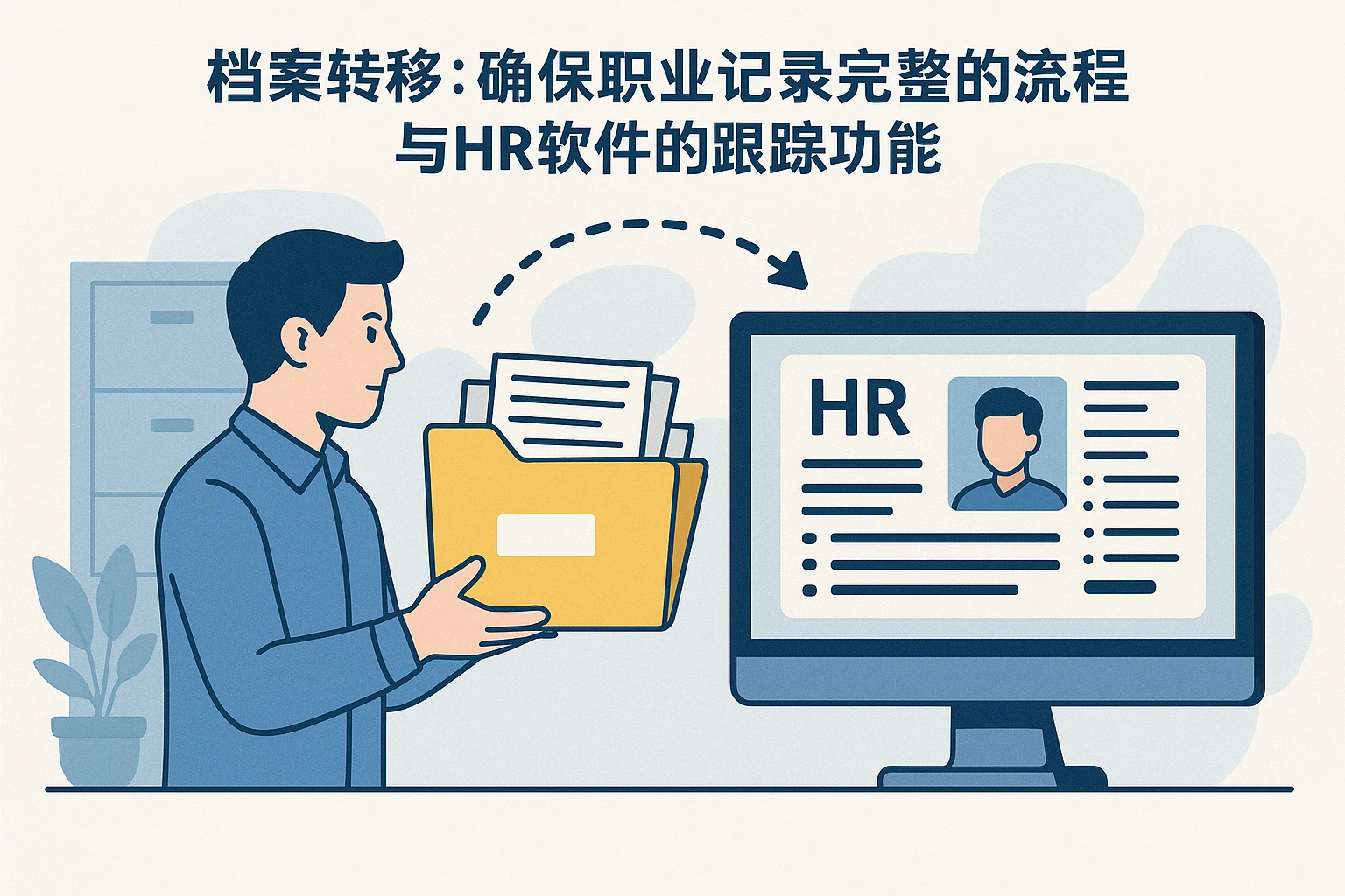 2. 档案转移：确保职业记录完整的流程与HR软件的跟踪功能