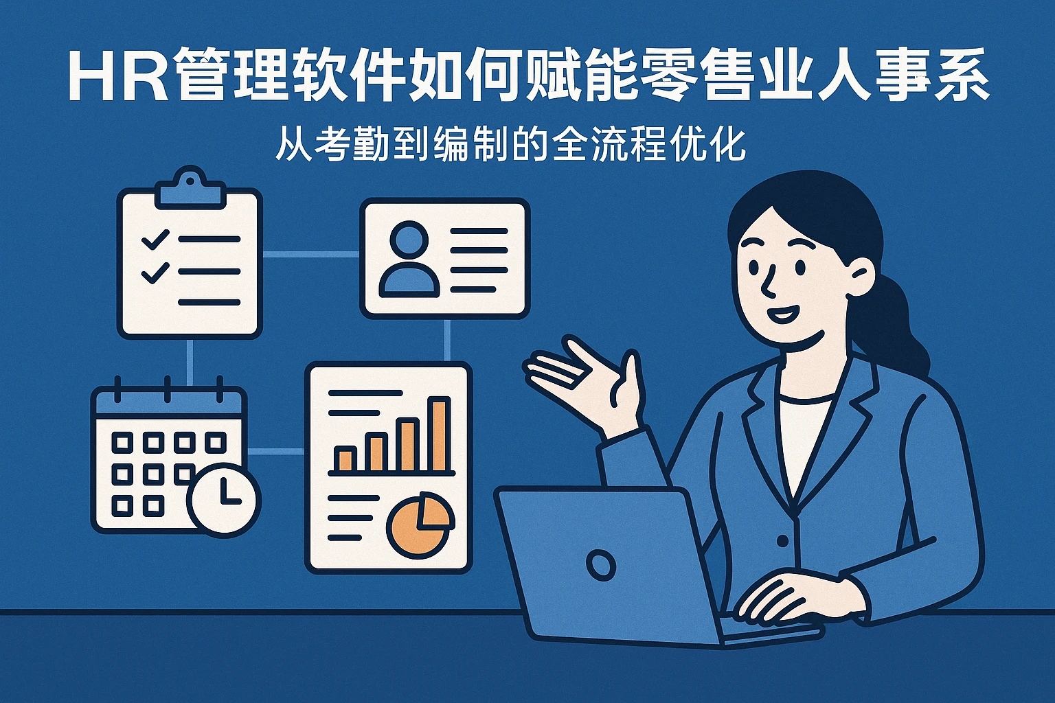 HR管理软件如何赋能零售业人事系统？从考勤到编制的全流程优化