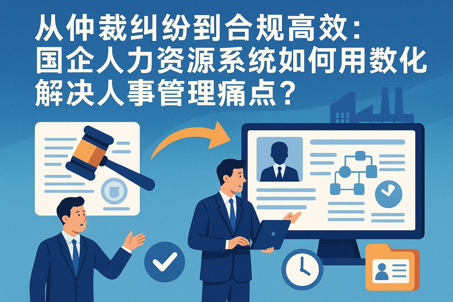 从仲裁纠纷到合规高效：国企人力资源系统如何用数字化解决人事管理痛点？
