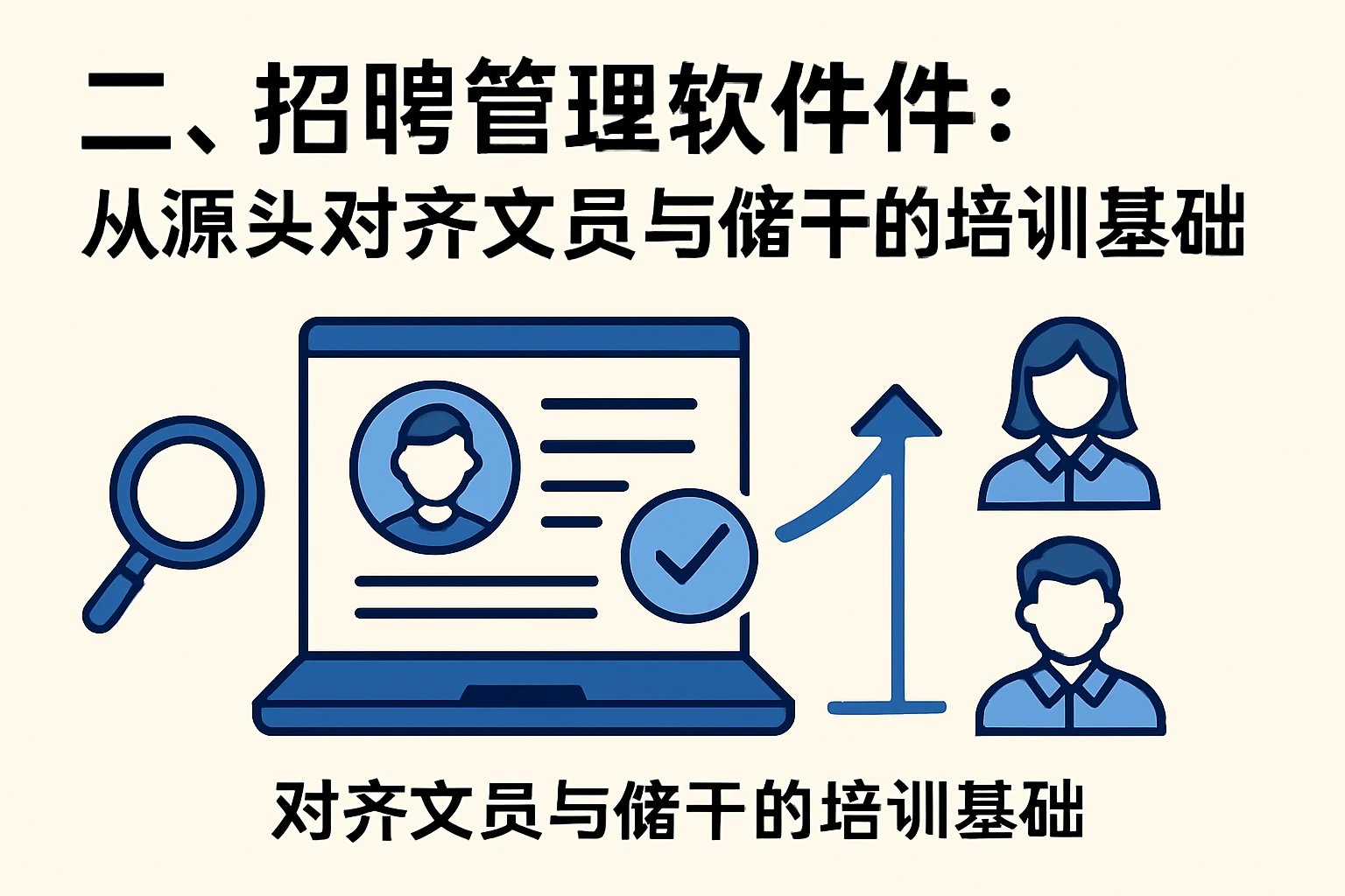 二、招聘管理软件：从源头对齐文员与储干的培训基础