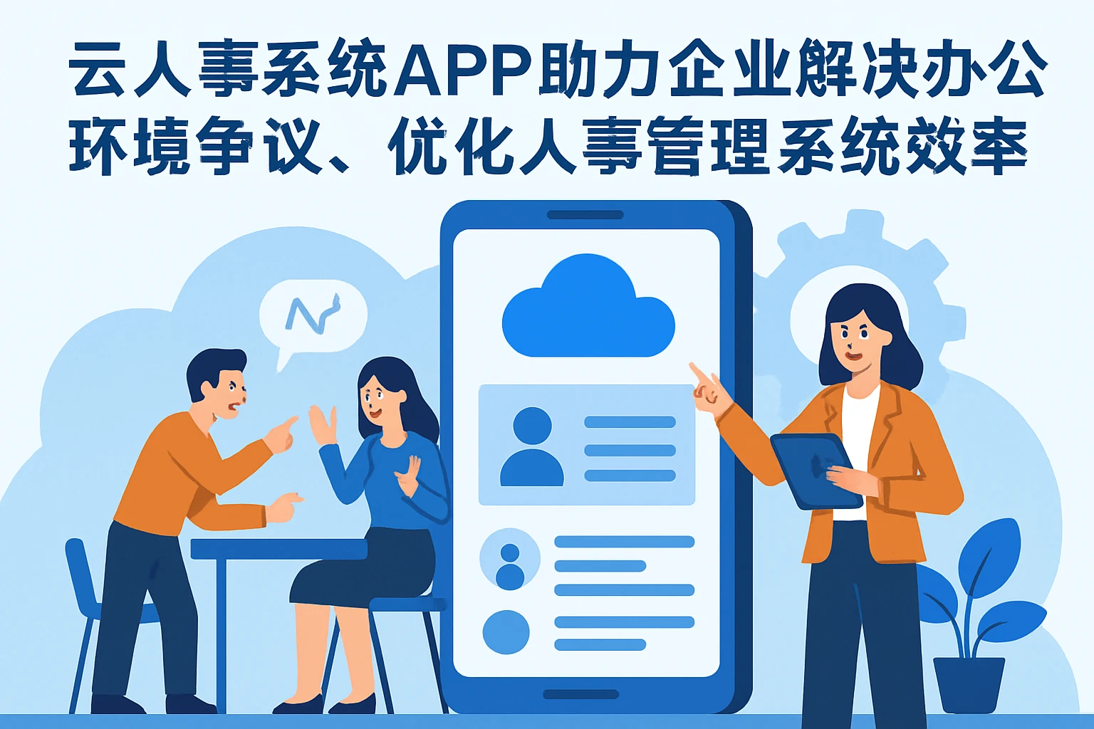 云人事系统APP助力企业解决办公环境争议，优化人事管理系统效率