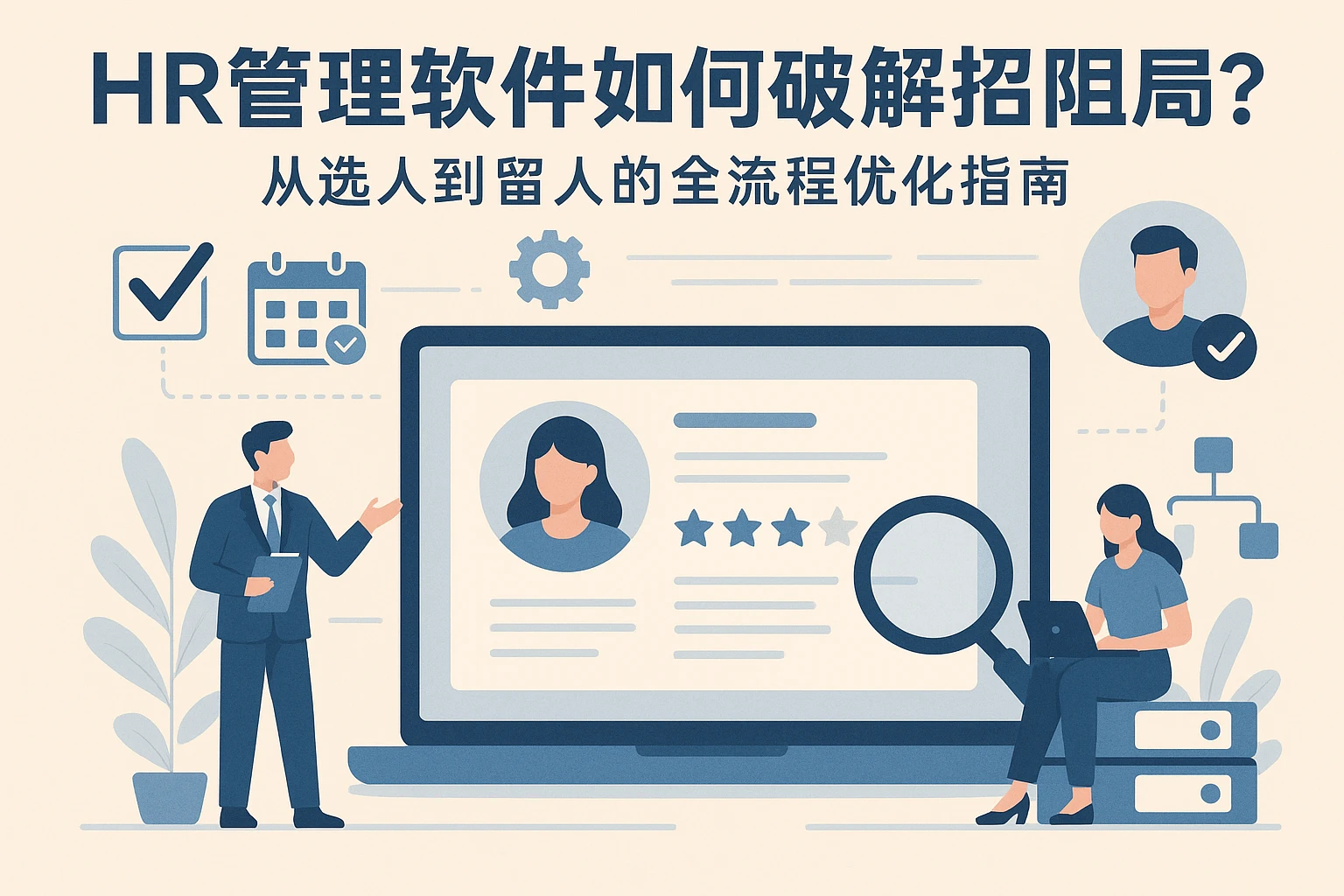 HR管理软件如何破解招聘困局?从选人到留人的全流程优化指南