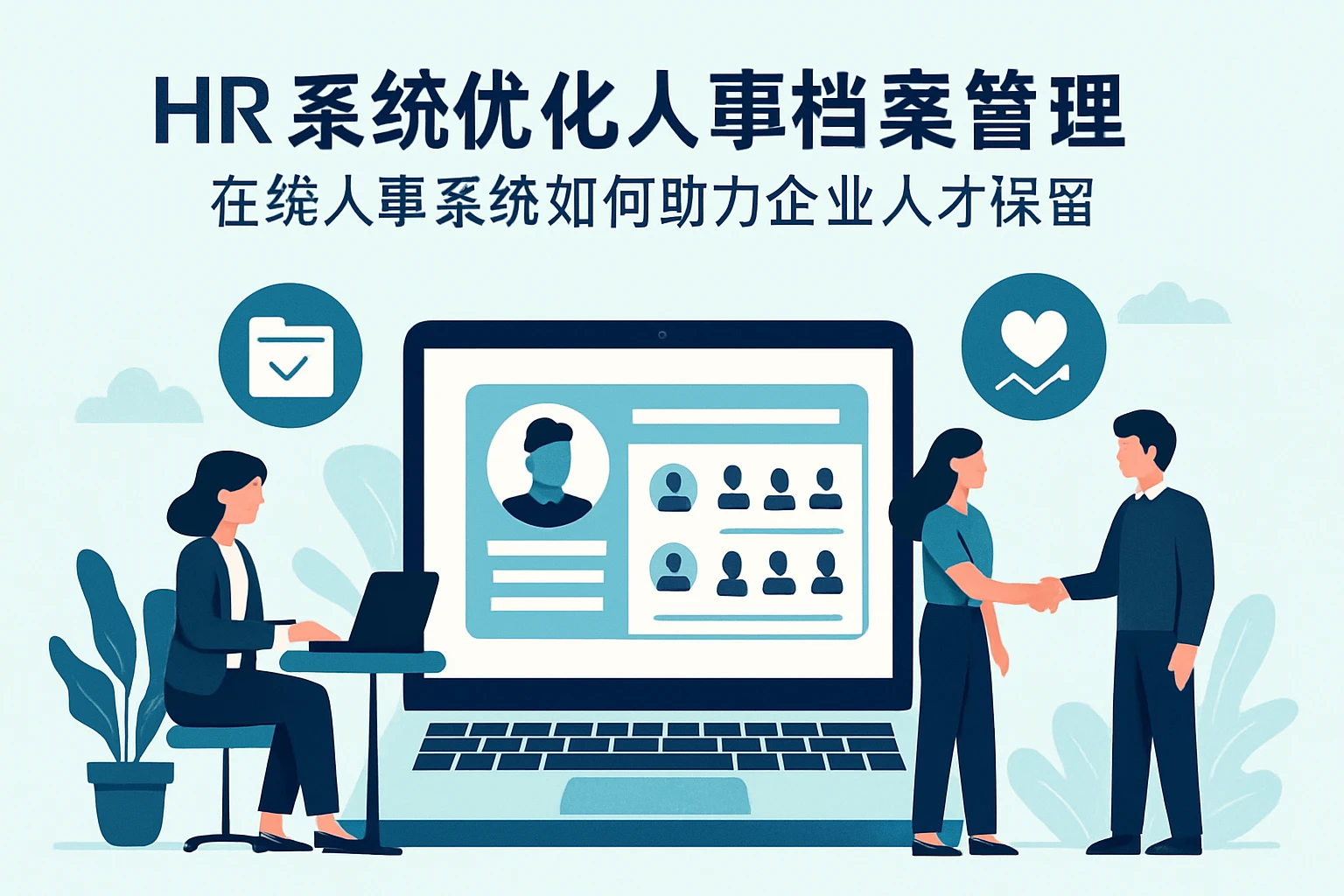 HR系统优化人事档案管理，在线人事系统如何助力企业人才保留