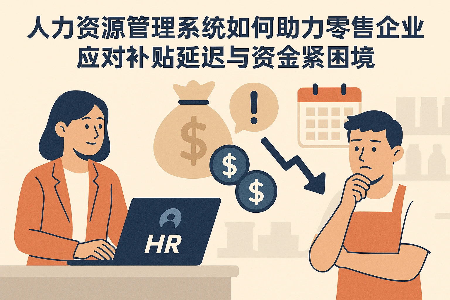 人力资源管理系统如何助力零售企业应对补贴延迟与资金紧张困境