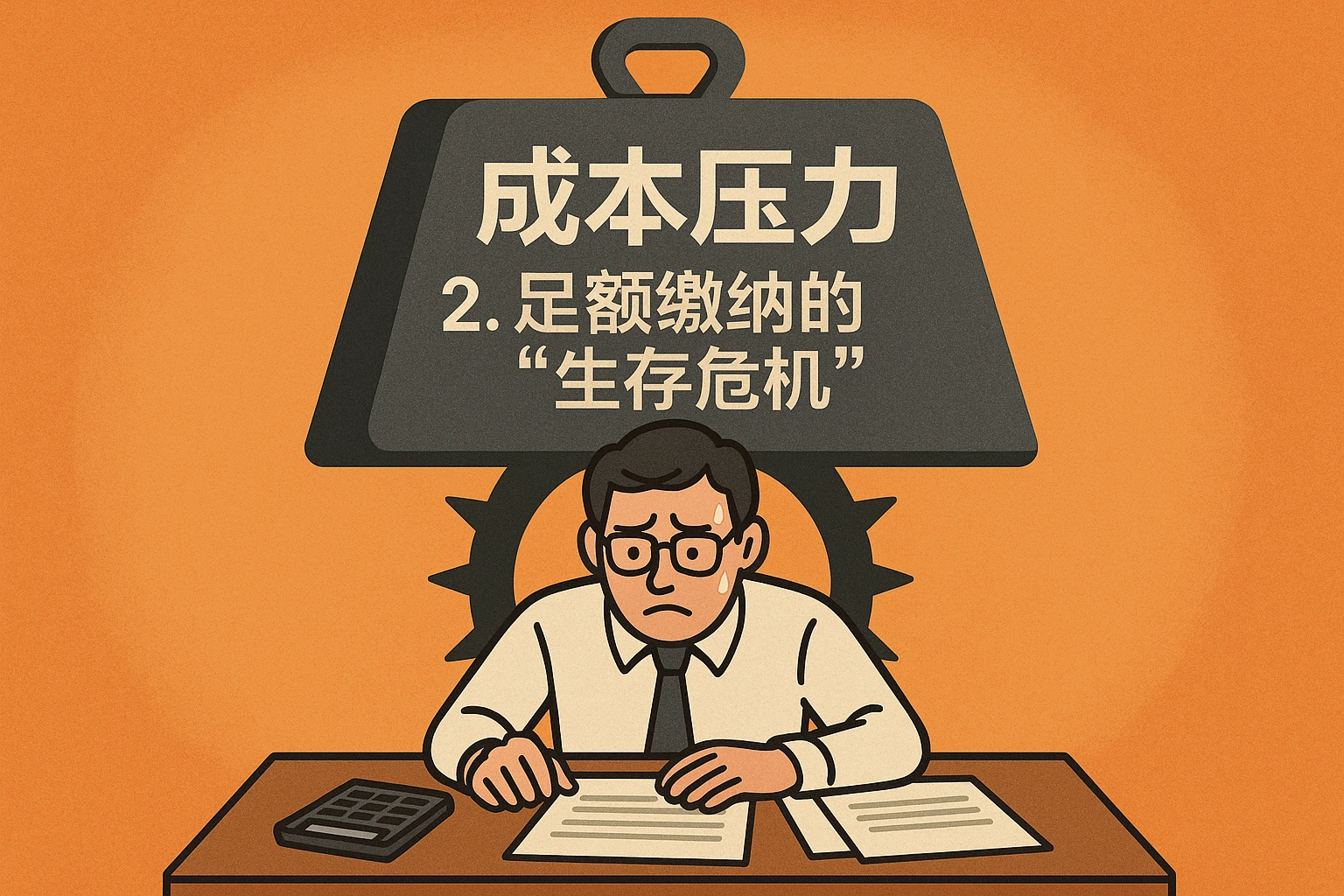 2. 成本压力：足额缴纳的“生存危机”