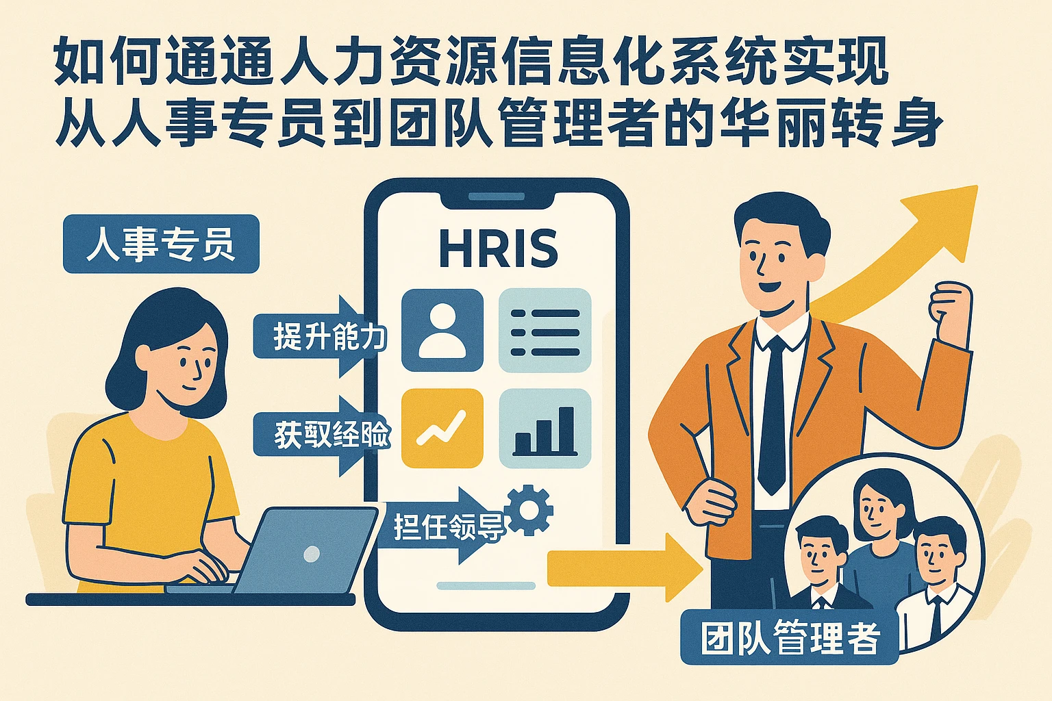 如何通过人力资源信息化系统实现从人事专员到团队管理者的华丽转身