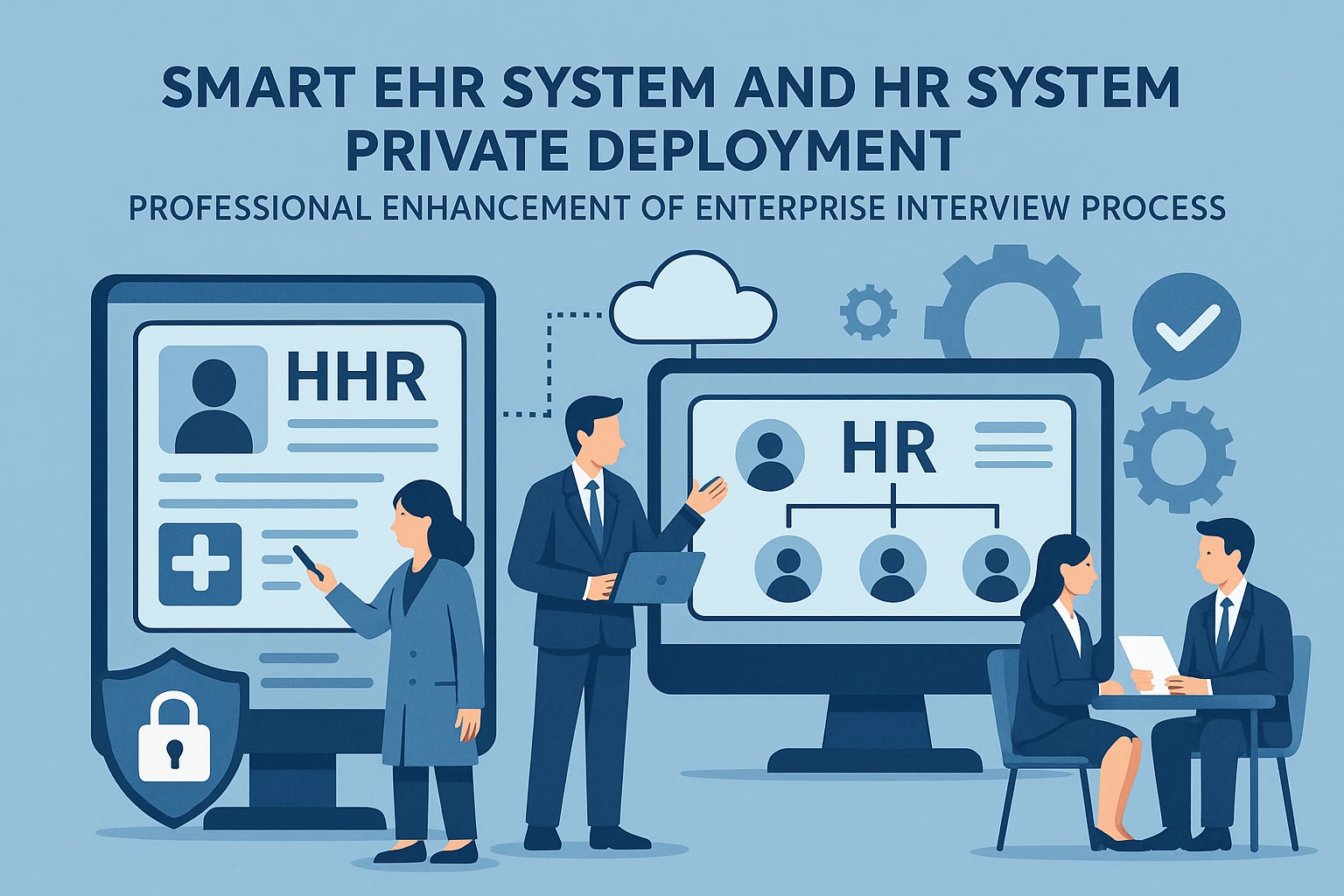 智能EHR系统与人事系统私有化部署：重塑企业面试流程的专业化升级
