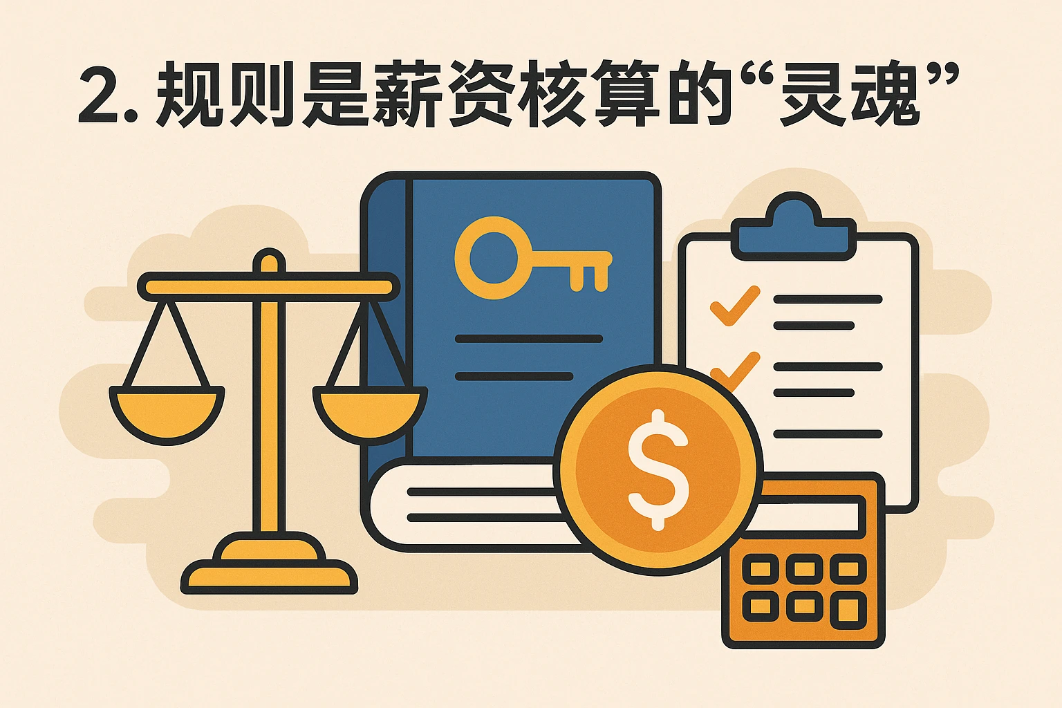 2. 规则是薪资核算的“灵魂”