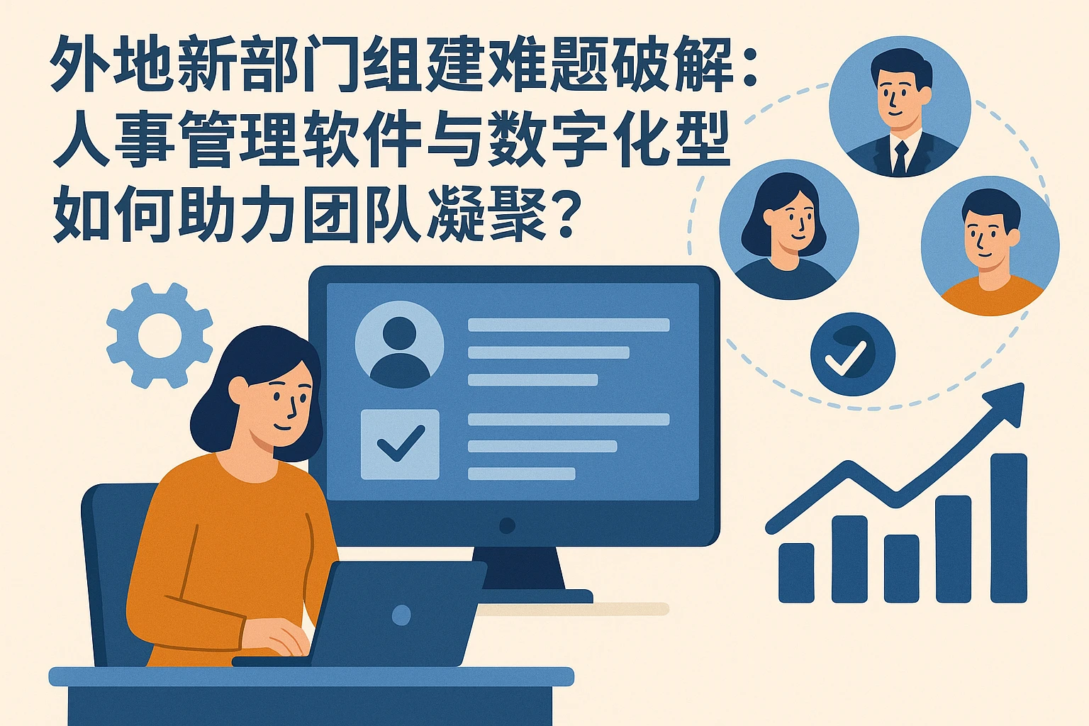 外地新部门组建难题破解:人事管理软件与数字化转型如何助力团队凝聚?