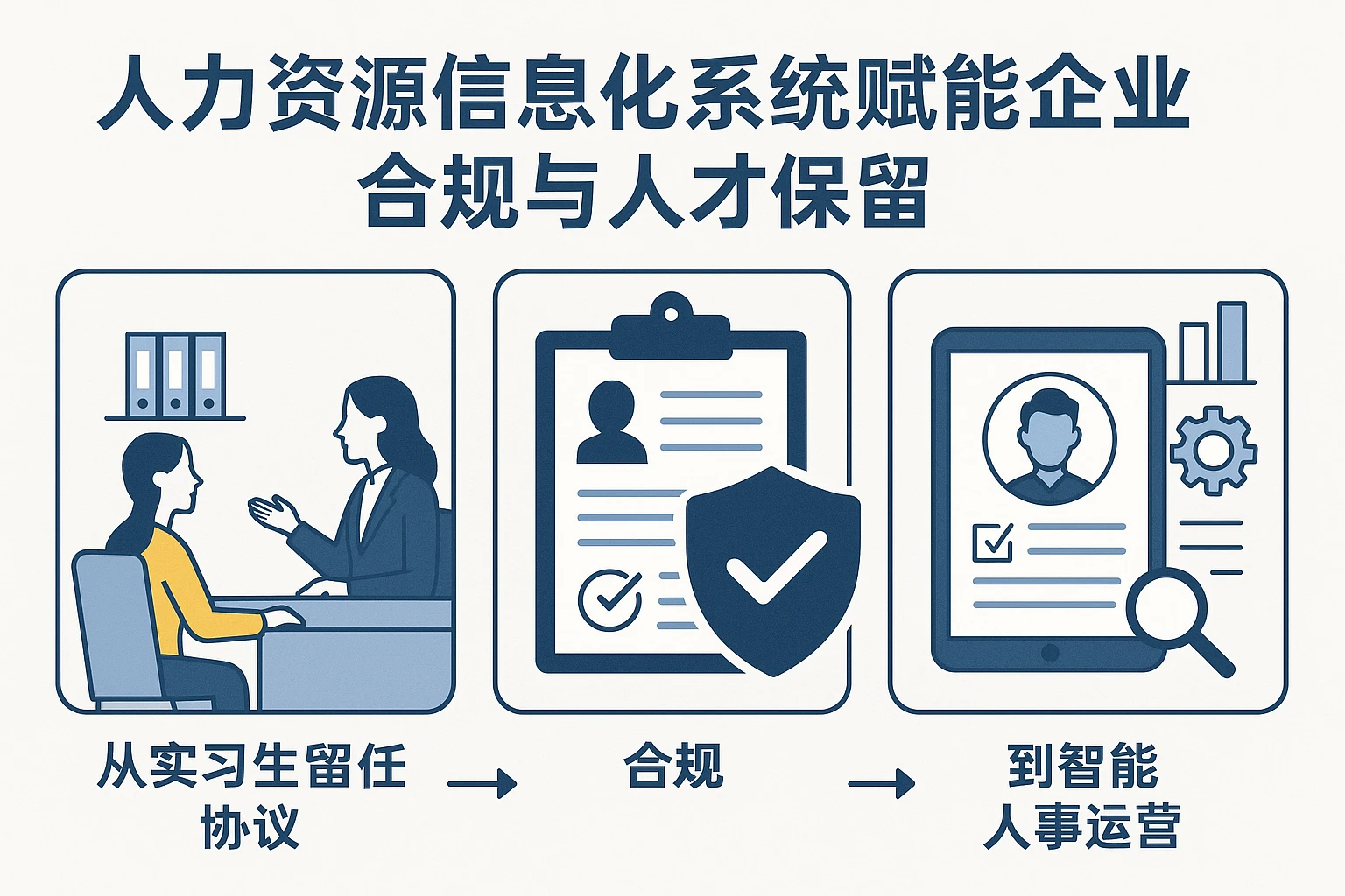 人力资源信息化系统赋能企业合规与人才保留：从实习生留任协议到智能人事运营
