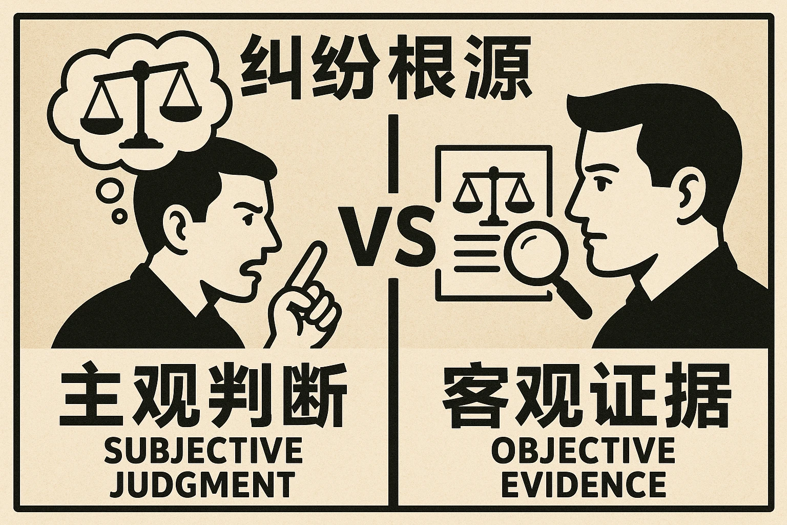 2. 纠纷根源：“主观判断” vs “客观证据”