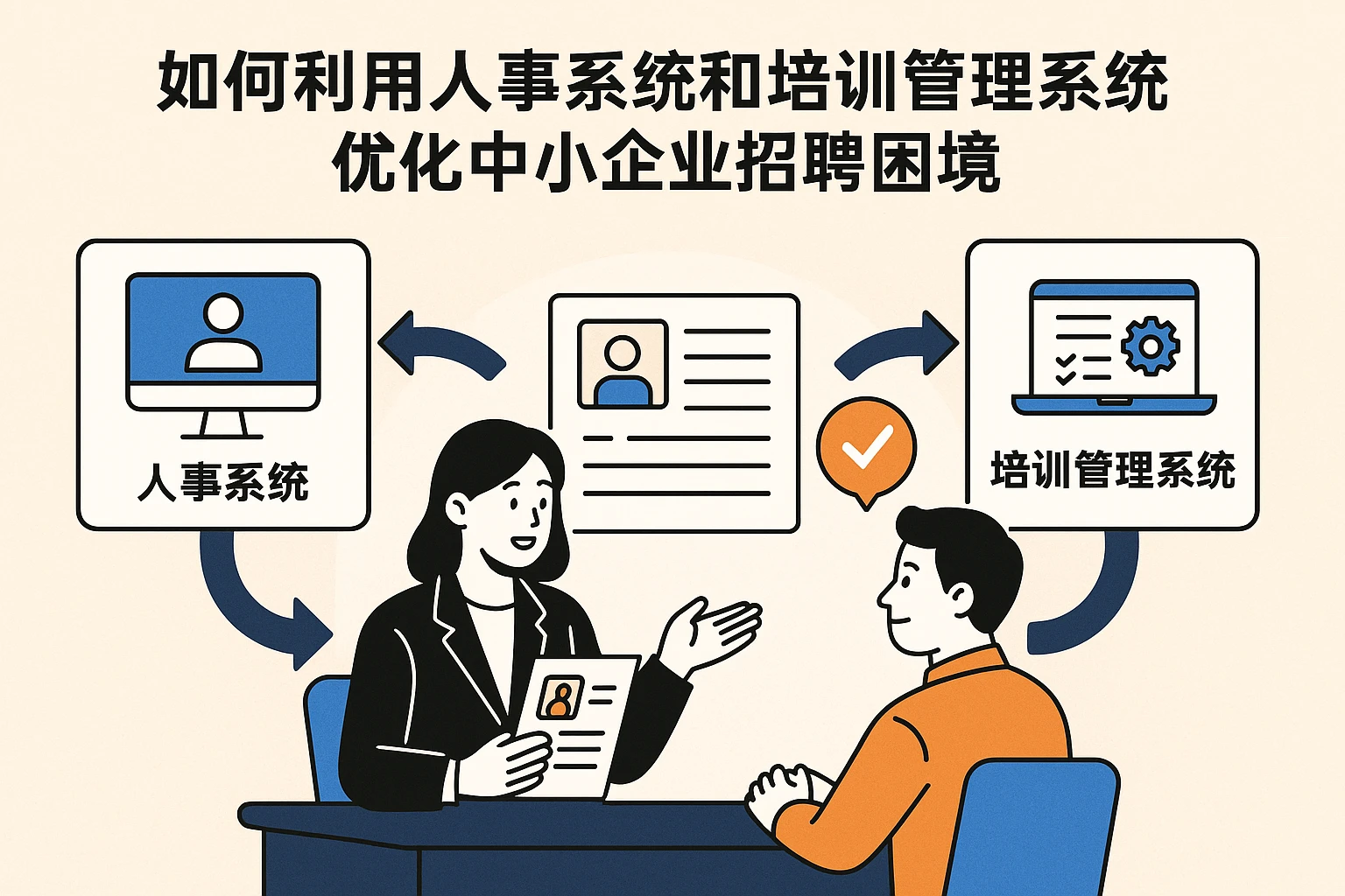 如何利用人事系统和培训管理系统优化中小企业招聘困境