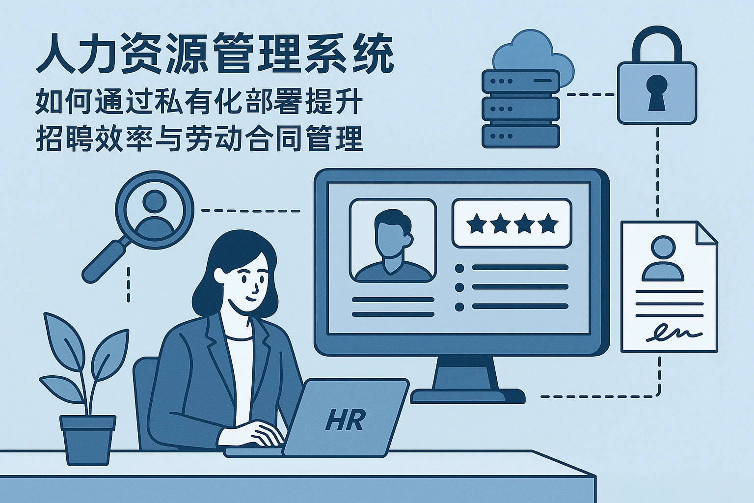 人力资源管理系统如何通过私有化部署提升招聘效率与劳动合同管理