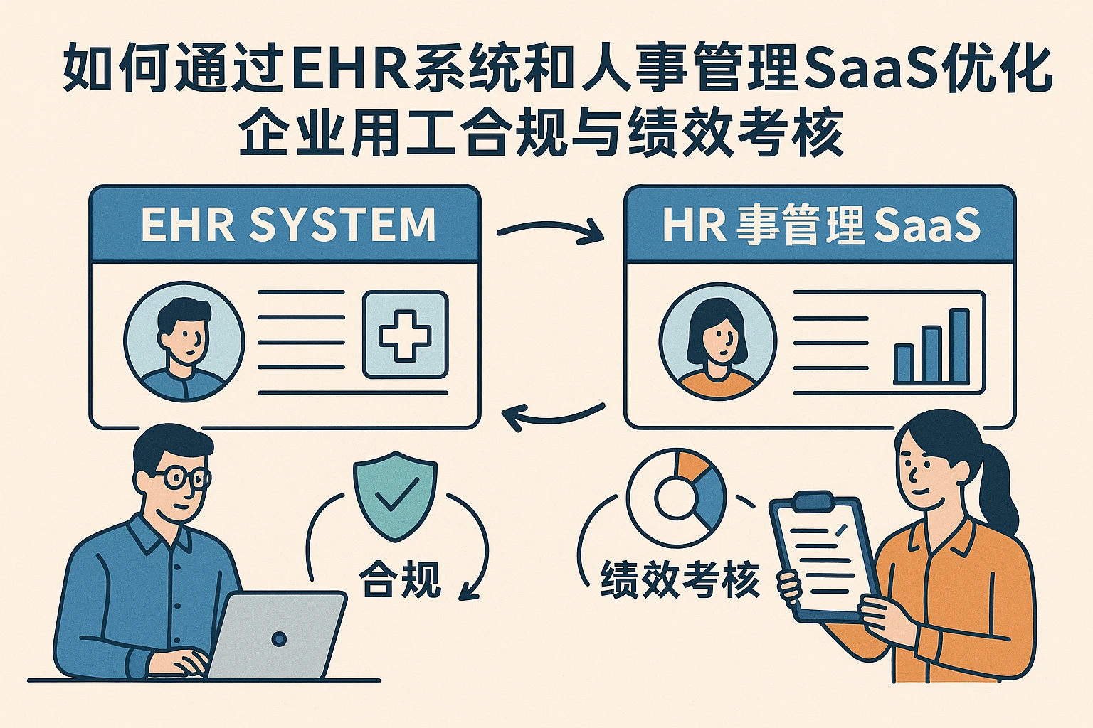 如何通过EHR系统和人事管理SaaS优化企业用工合规与绩效考核