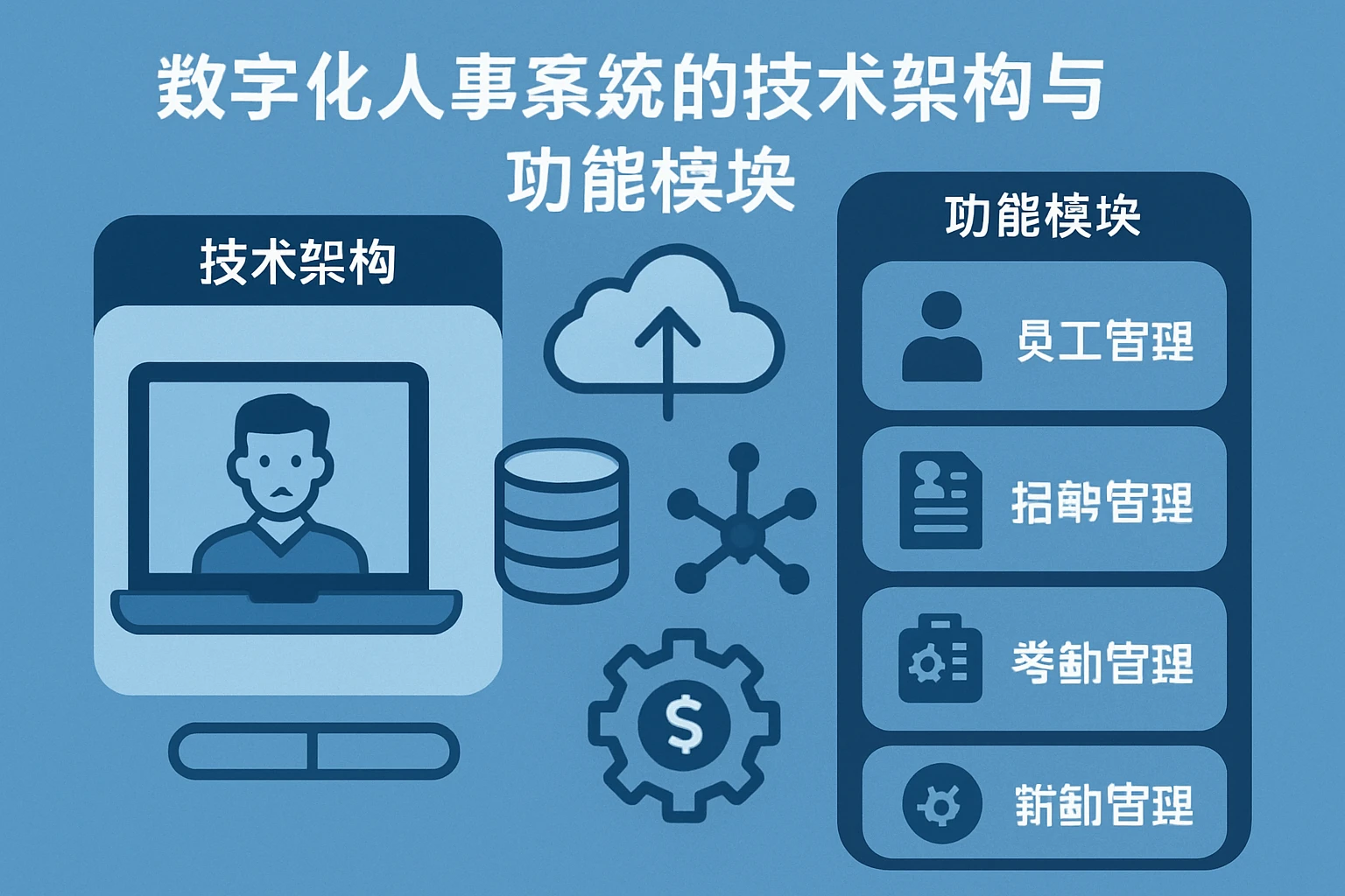 数字化人事系统的技术架构与功能模块