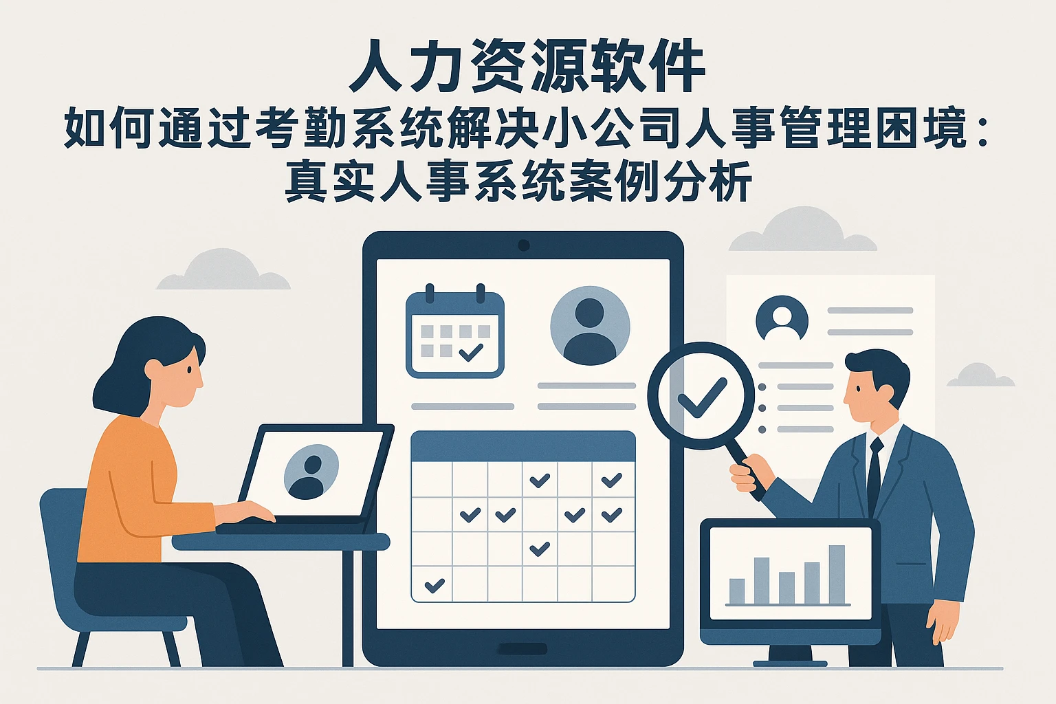 人力资源软件如何通过考勤系统解决小公司人事管理困境：真实人事系统案例分析