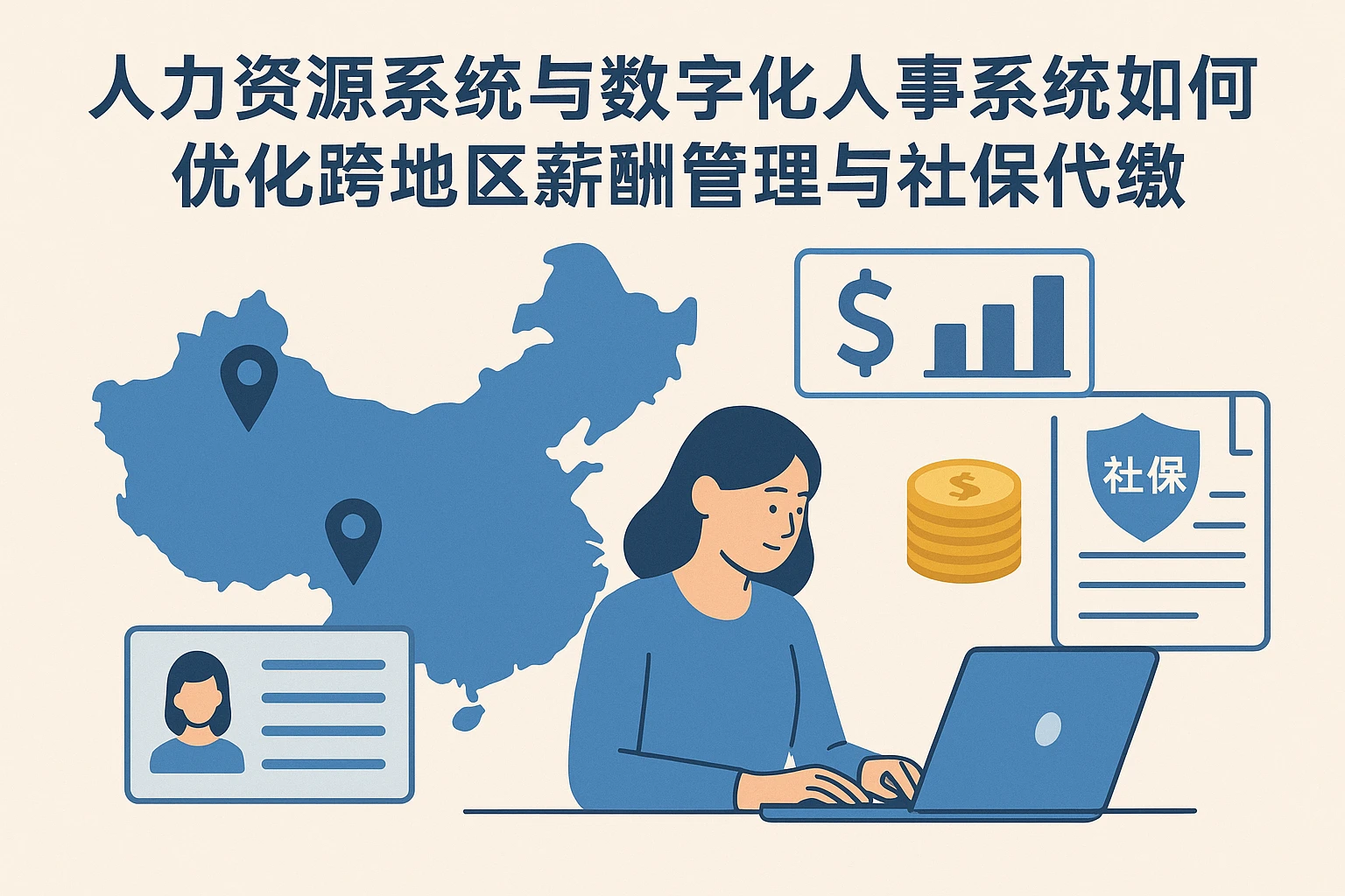 人力资源系统与数字化人事系统如何优化跨地区薪酬管理与社保代缴