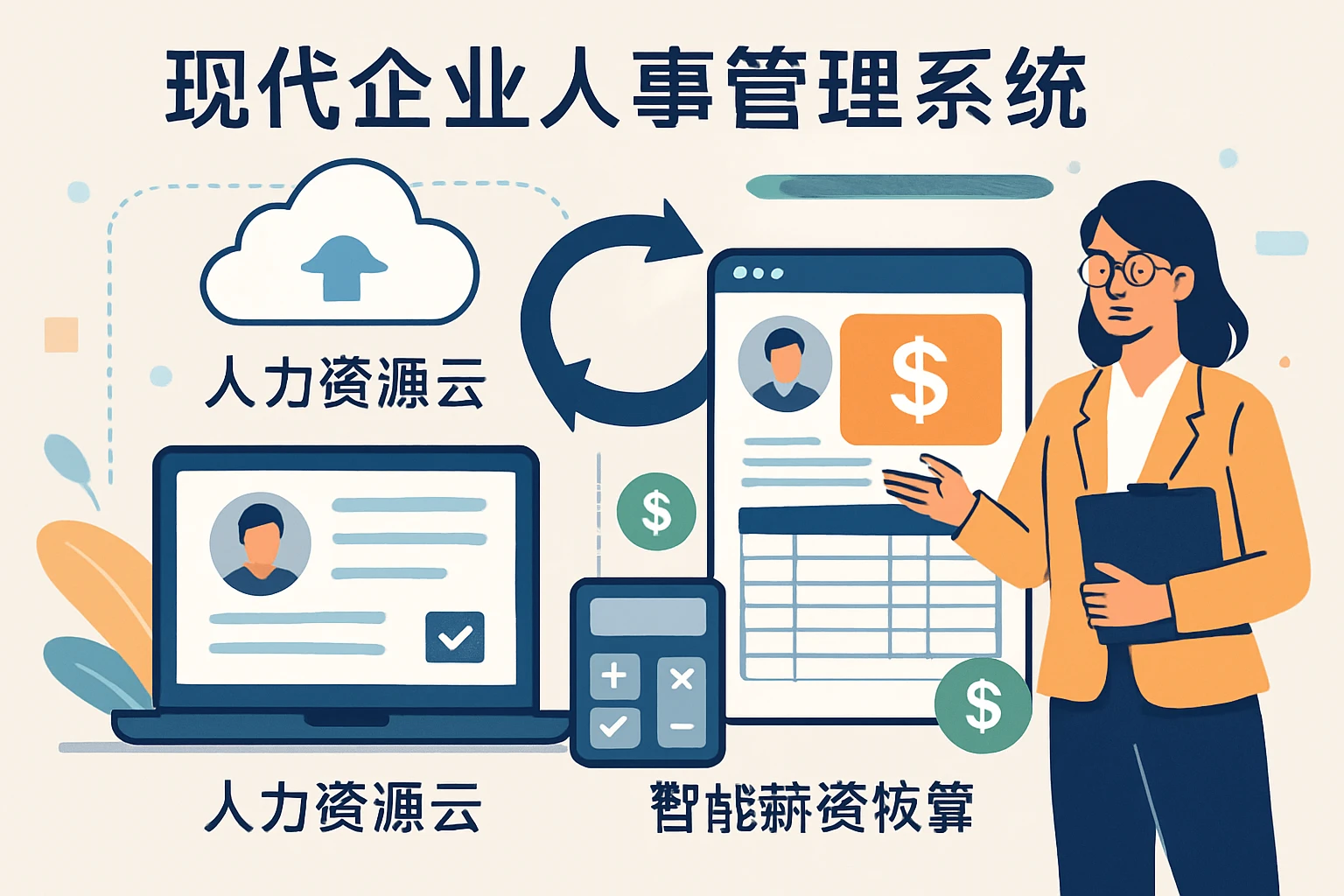 现代企业人事管理系统:整合人力资源云与智能薪资核算系统