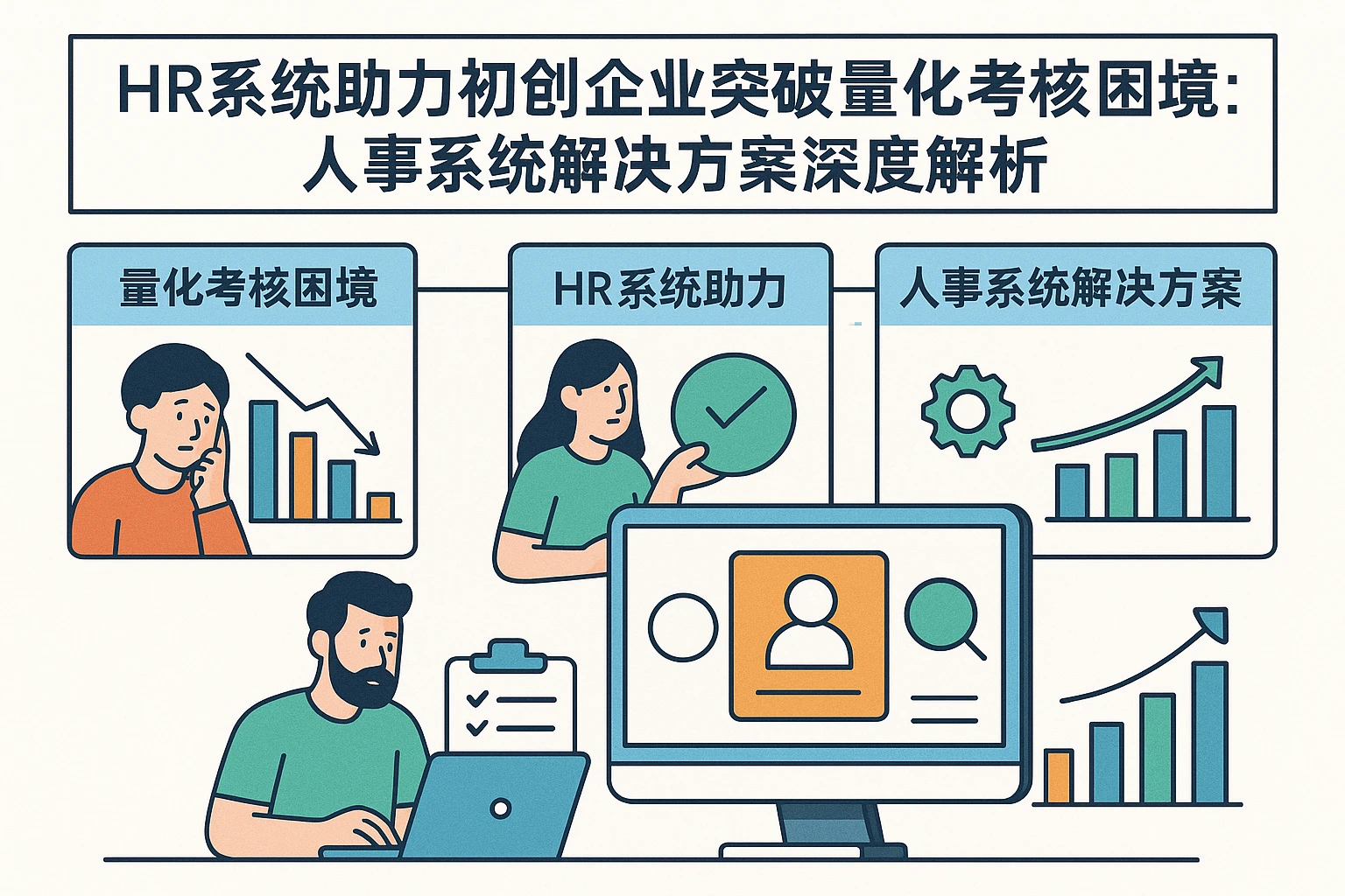 HR系统助力初创企业突破量化考核困境：人事系统解决方案深度解析
